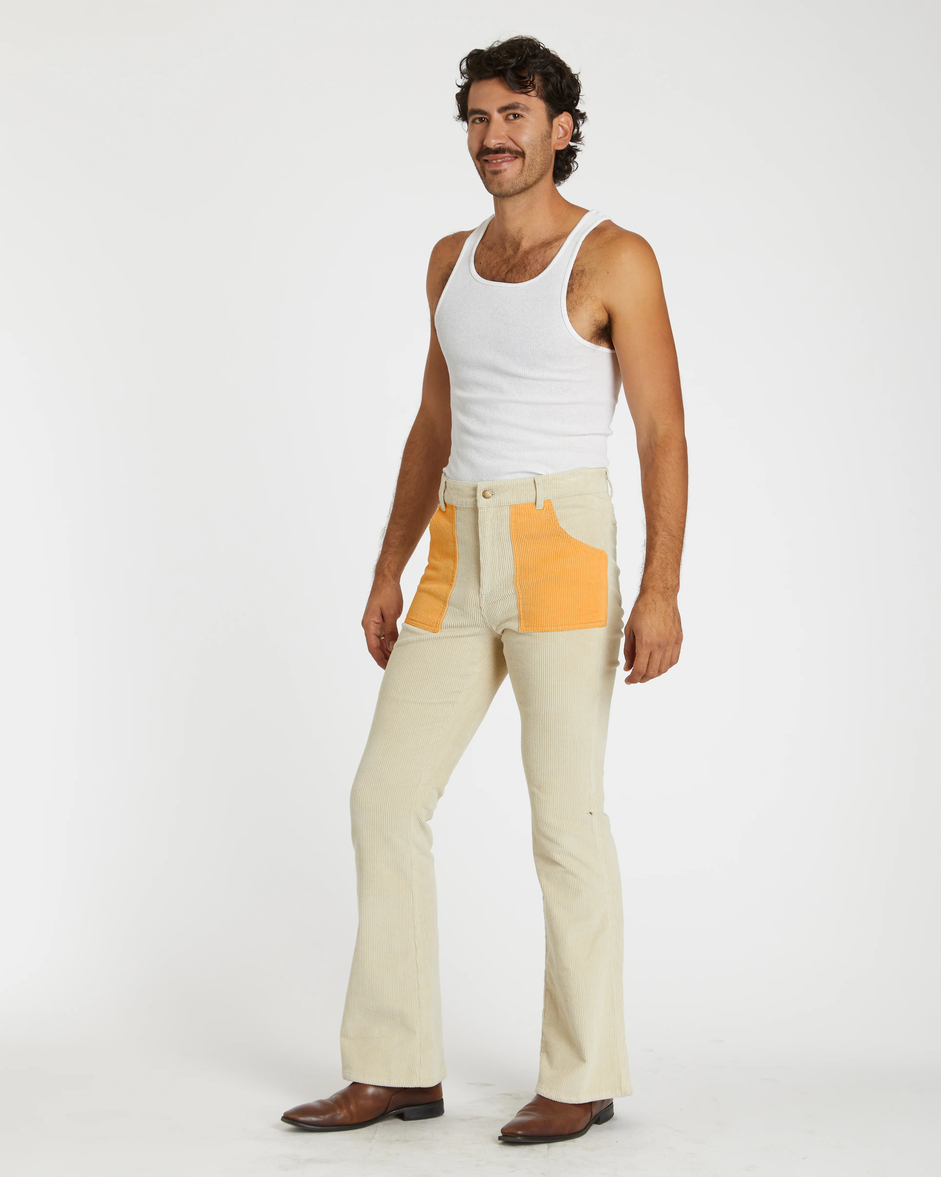 Men's Bell Bottom (Sand/Orange Poppy) - Image 3