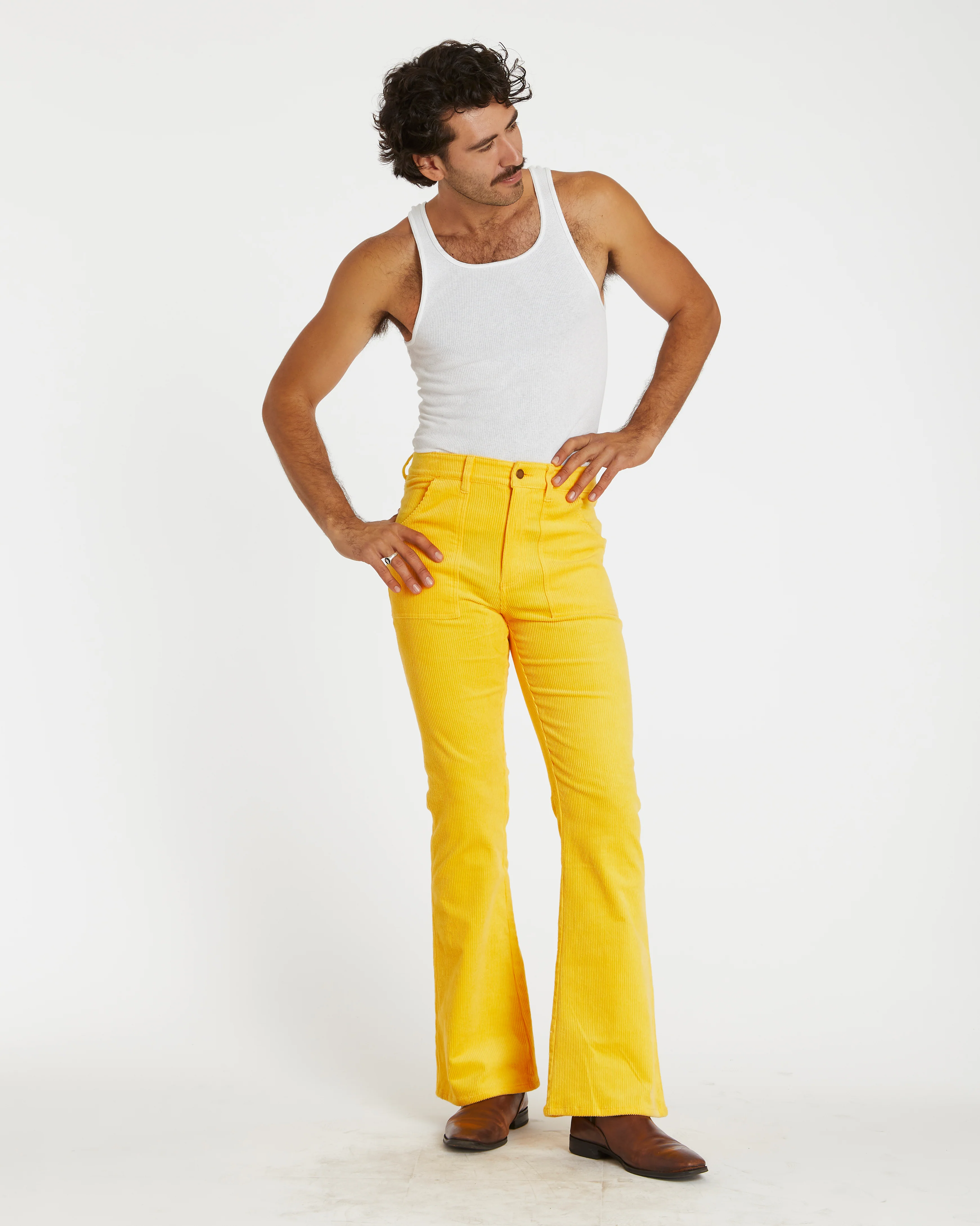 Men's Bell Bottom (Yellow) - Image 2