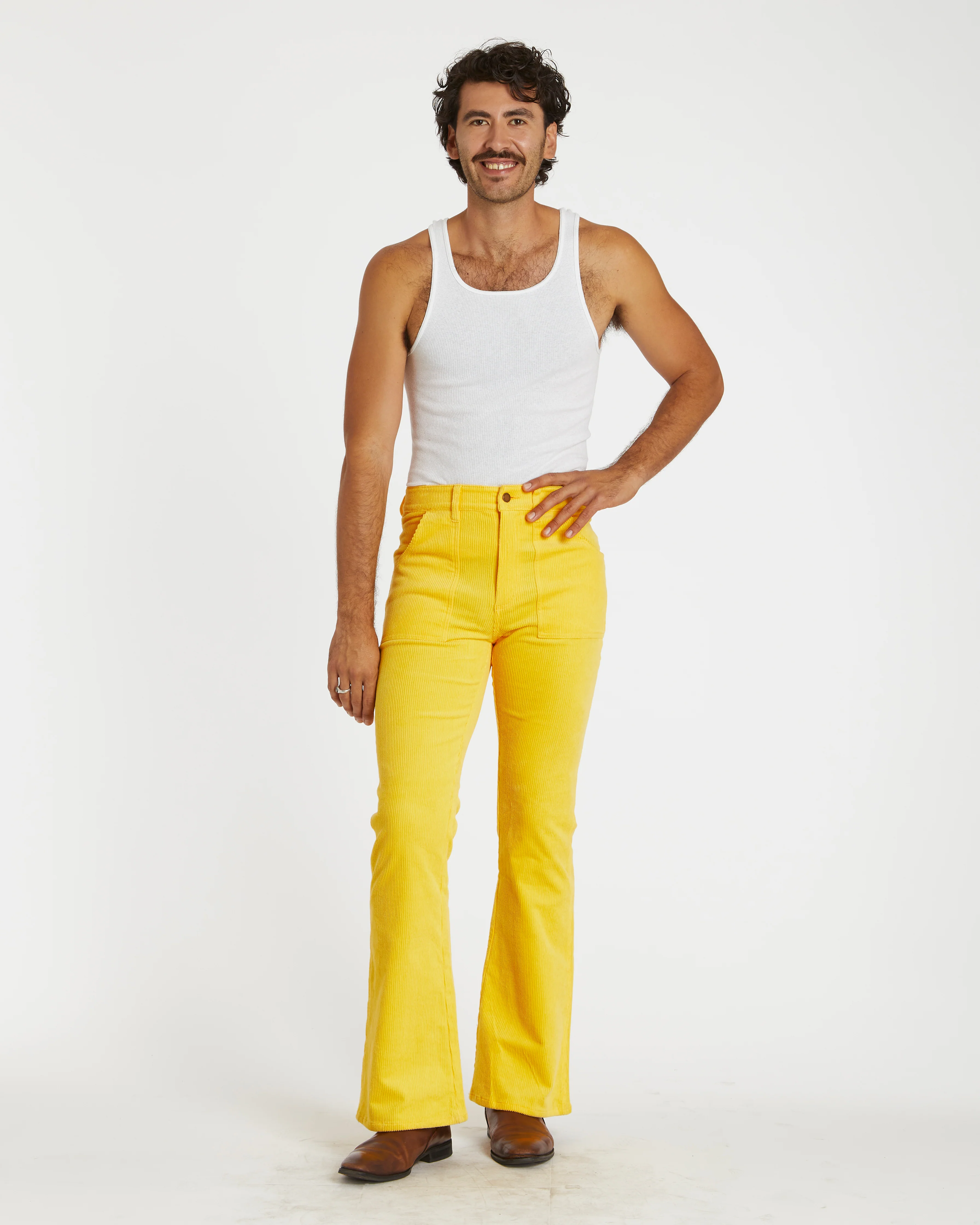 Men's Bell Bottom (Yellow) - Image 3