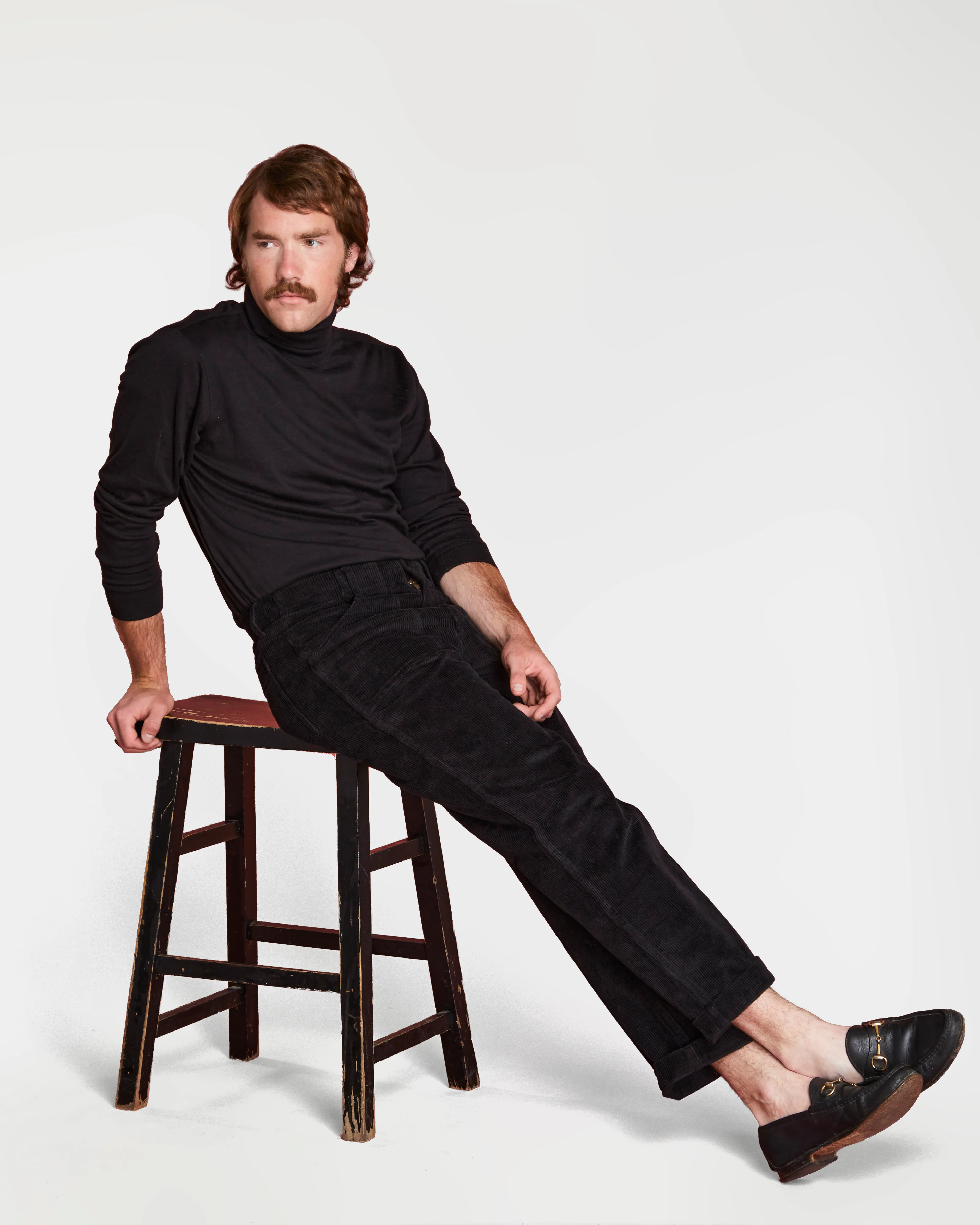 Men's Stovepipe Pant (Black) - Image 11