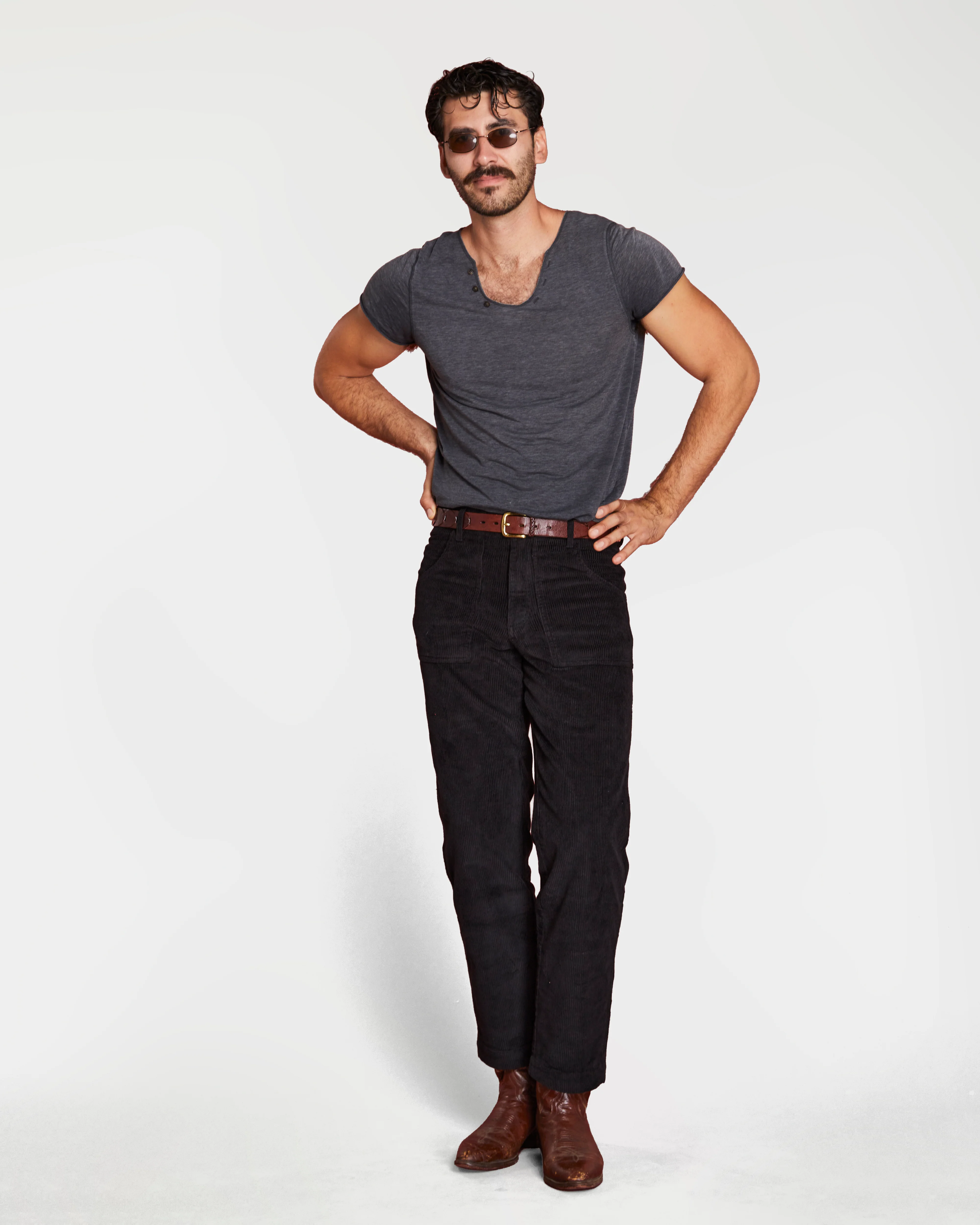 Men's Stovepipe Pant (Black) - Image 14