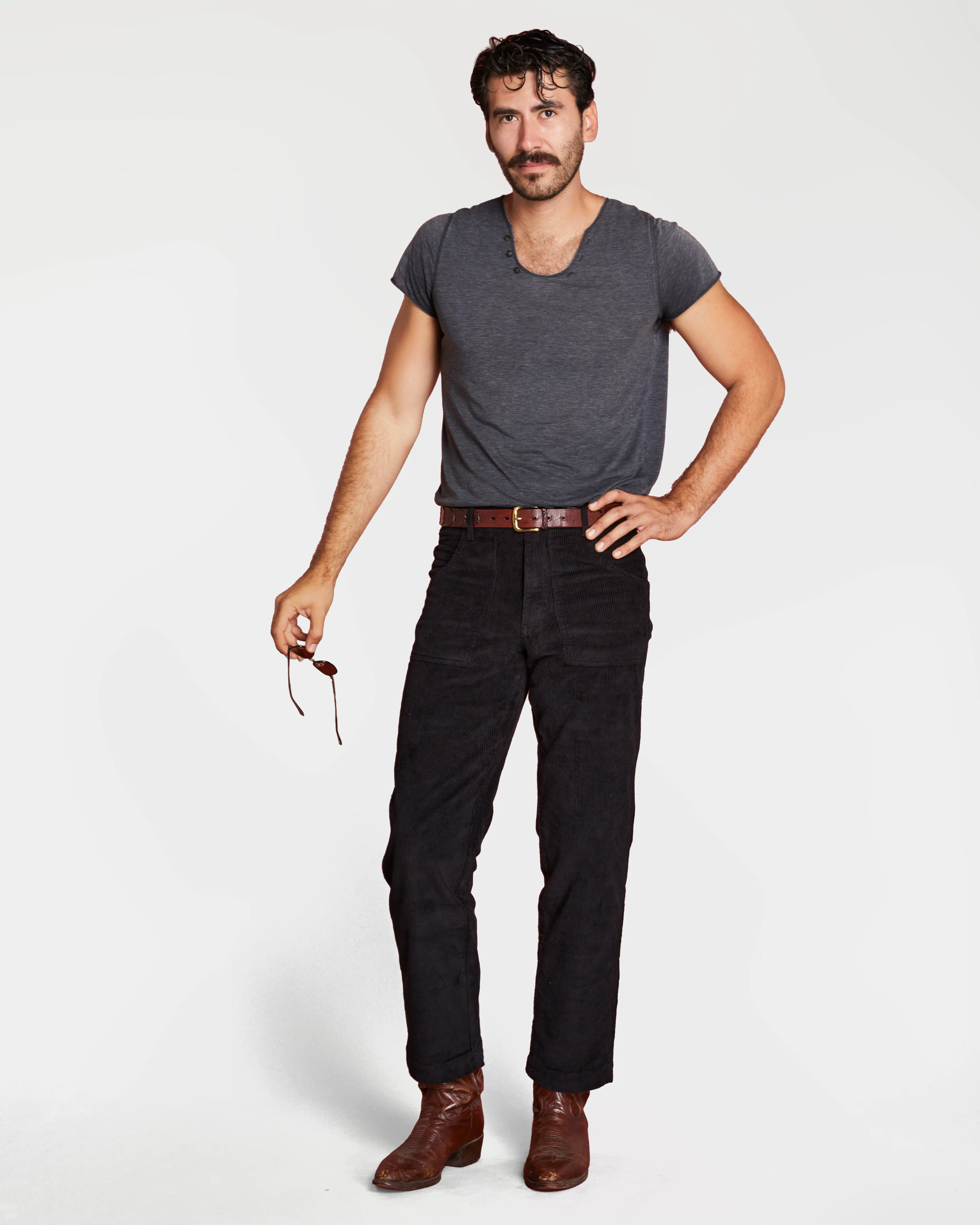 Men's Stovepipe Pant (Black) - Image 15