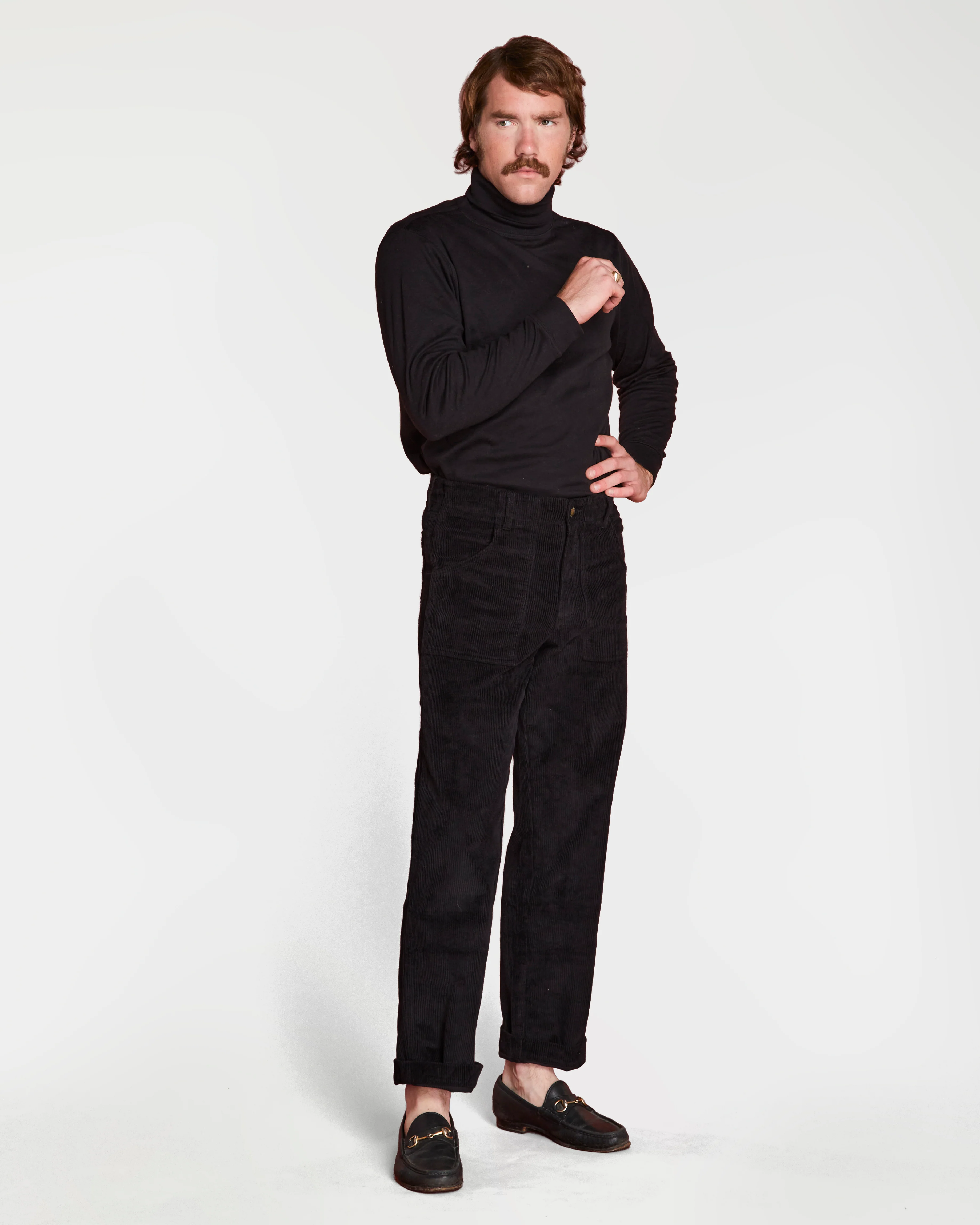 Men's Stovepipe Pant (Black) - Image 6