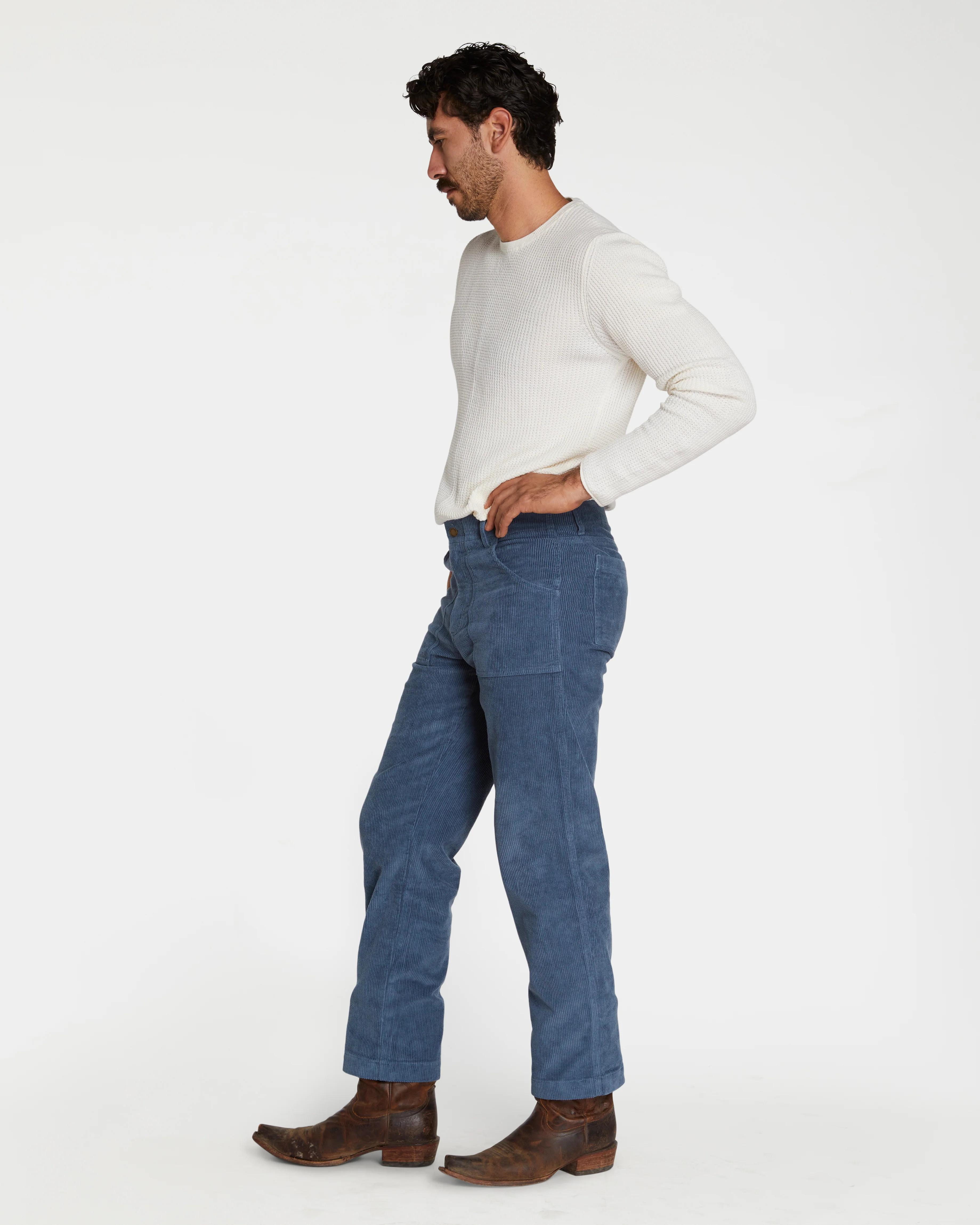 Men's Stovepipe Pant (Navy) - Image 3