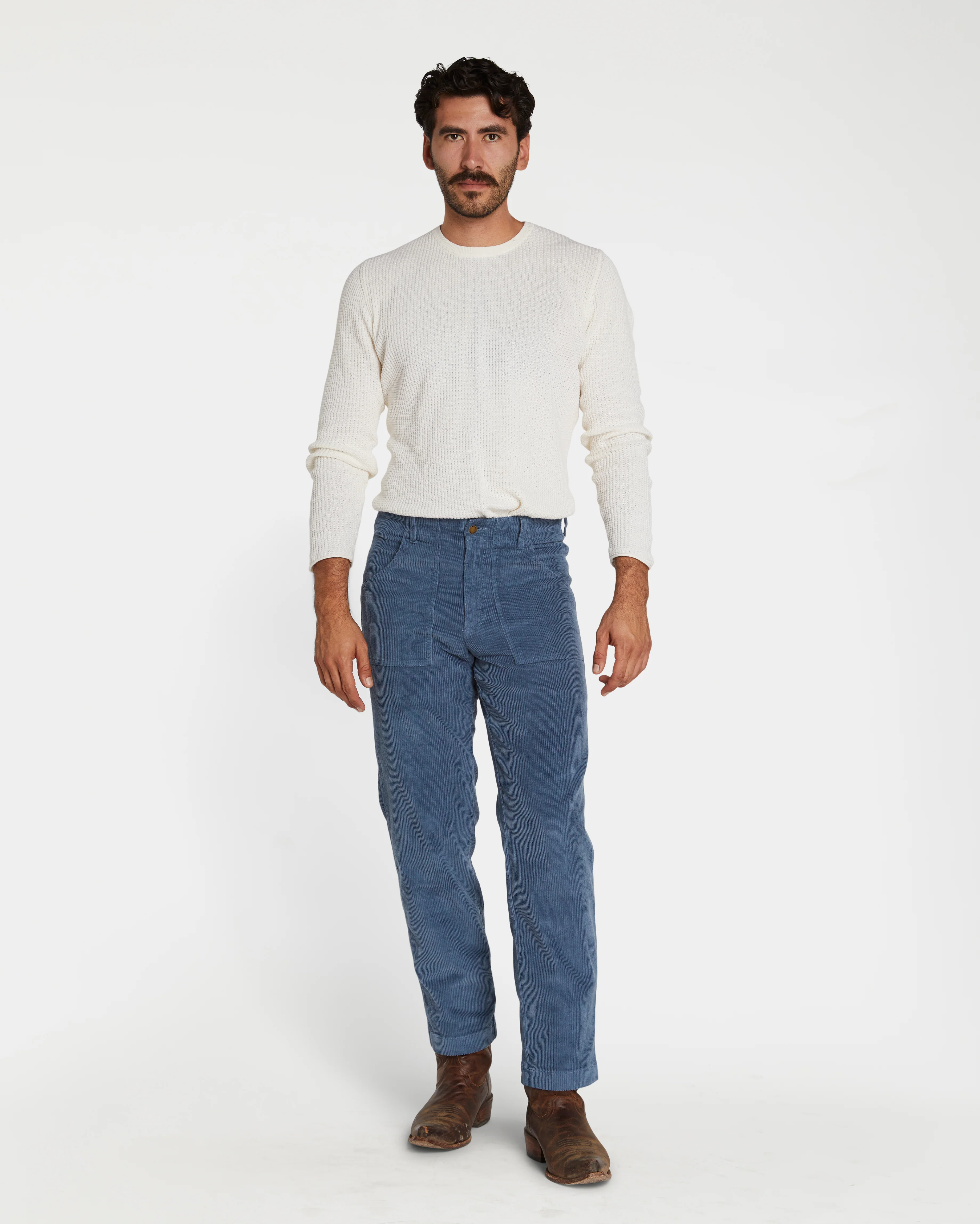 Men's Stovepipe Pant (Navy) - Image 6