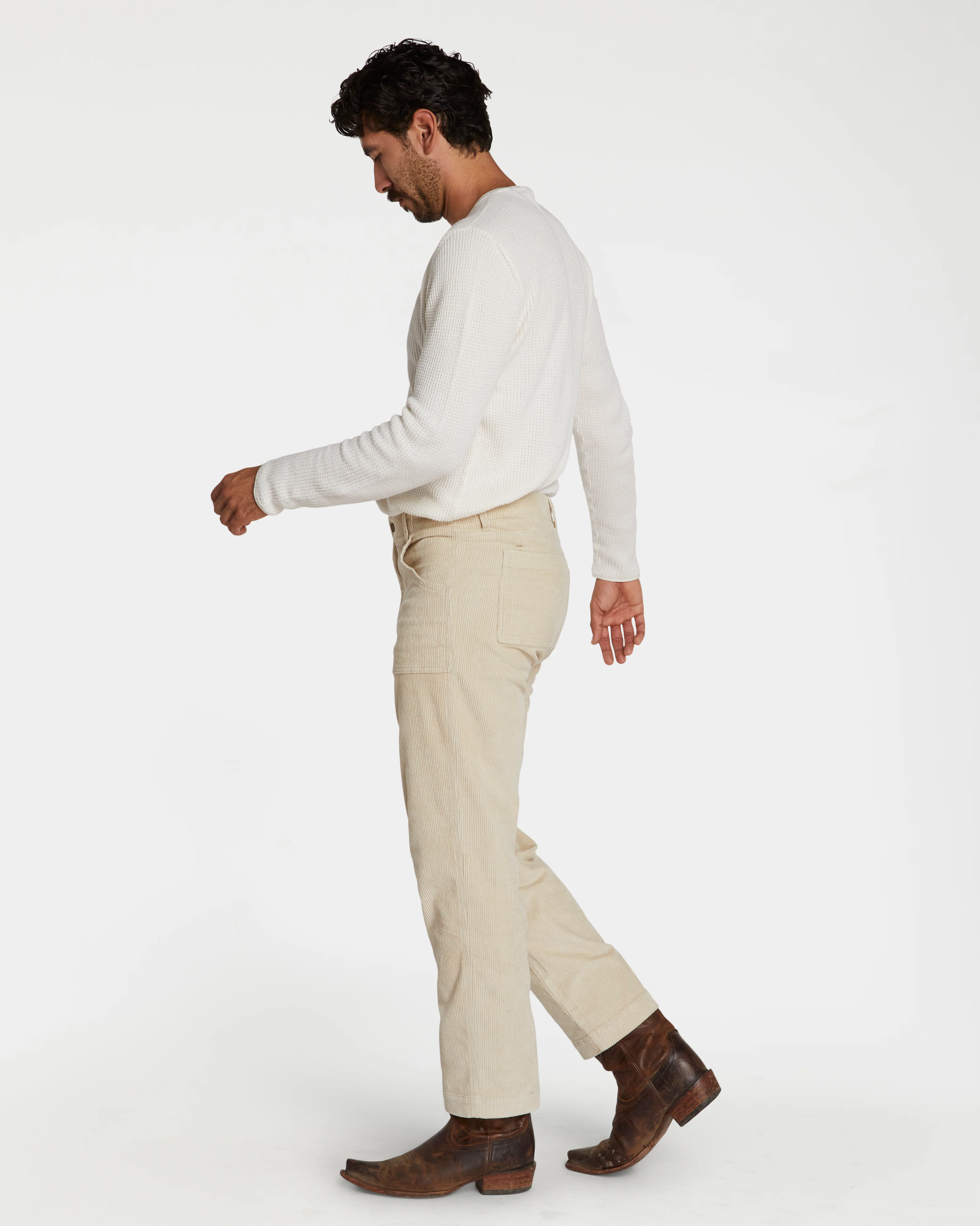 Men's Stovepipe Pant (Sand) - Image 3