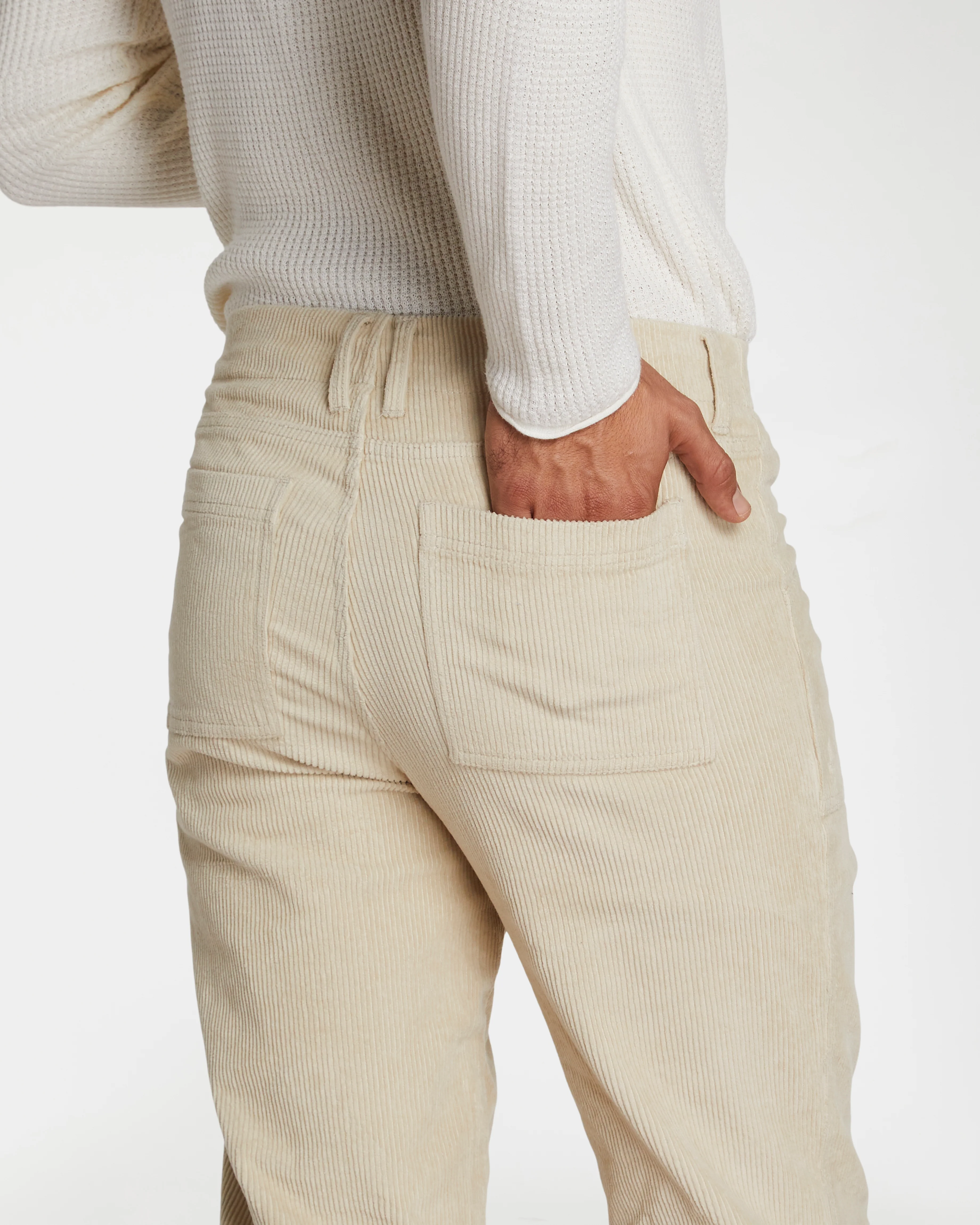 Men's Stovepipe Pant (Sand) - Image 4