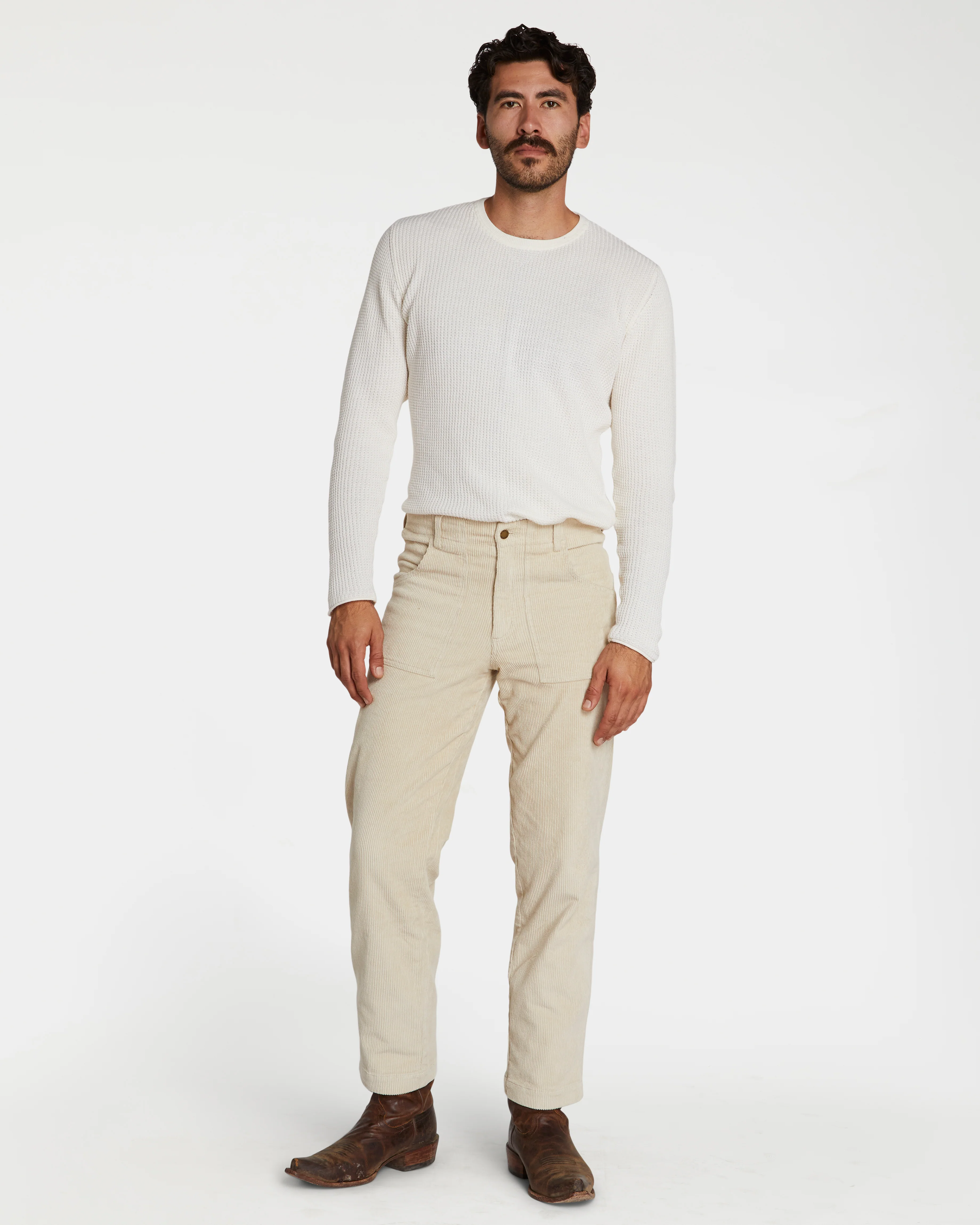 Men's Stovepipe Pant (Sand) - Image 6