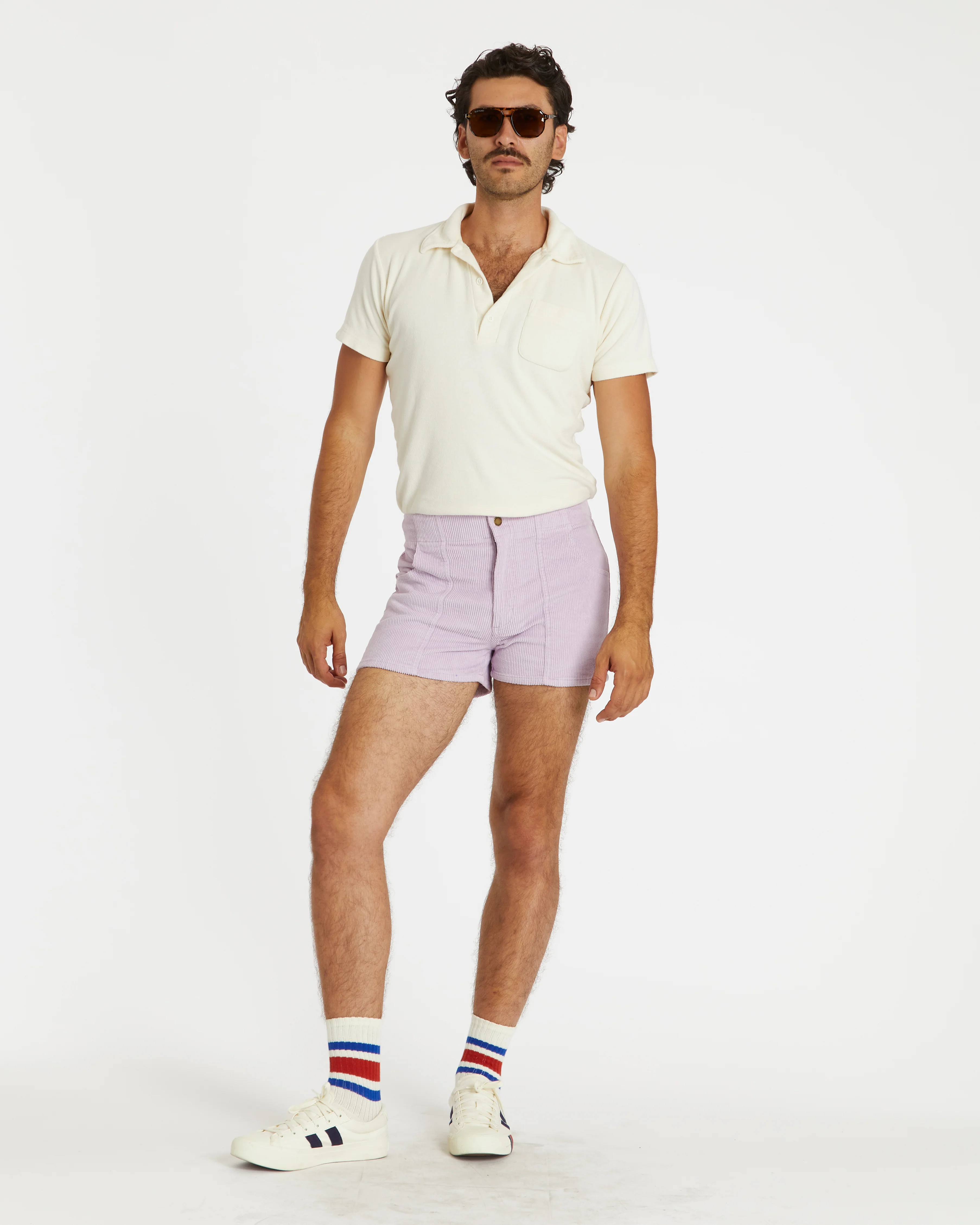 Men's Terry Polo (Cream) - Image 11