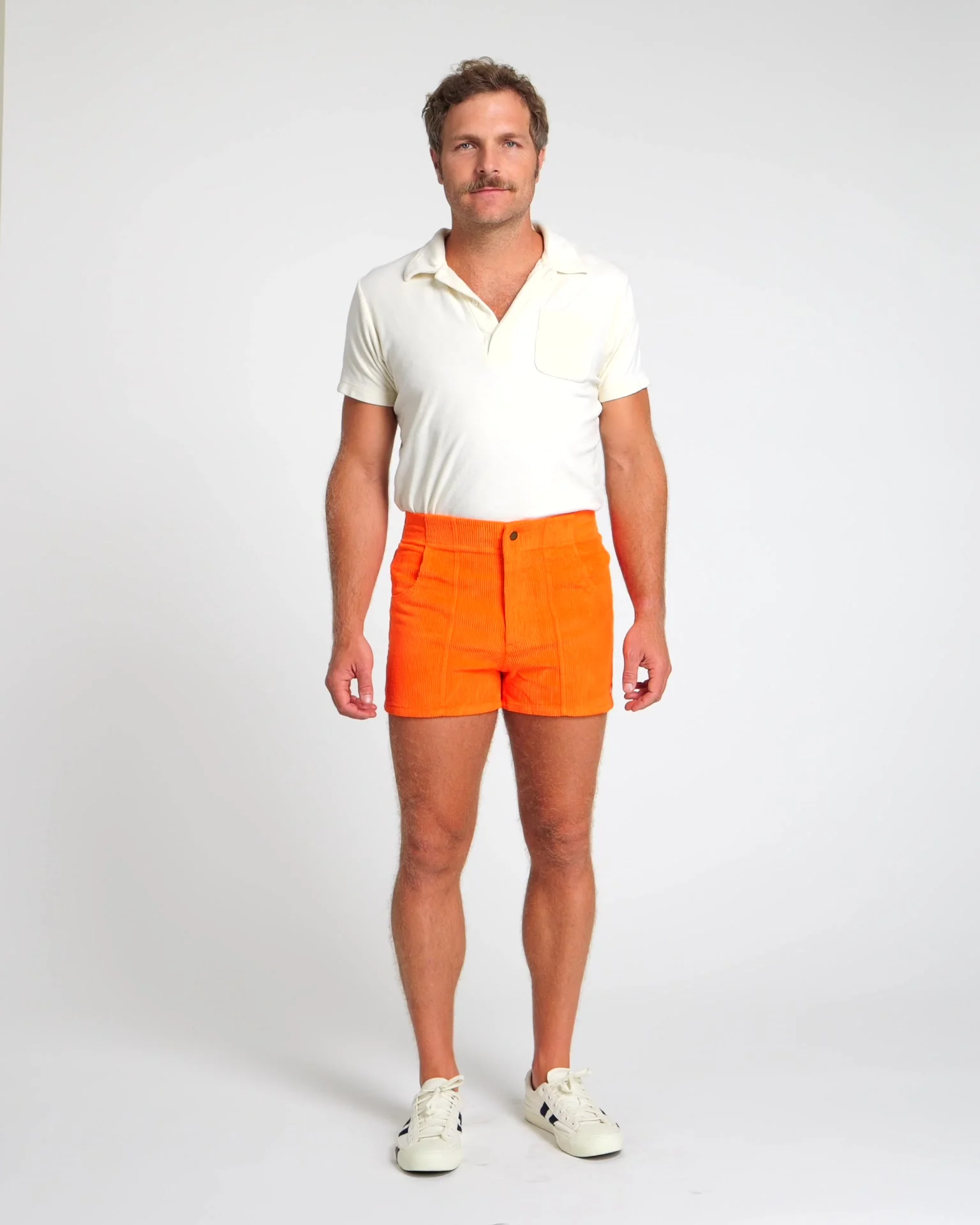 Men's Terry Polo (Cream) - Image 3