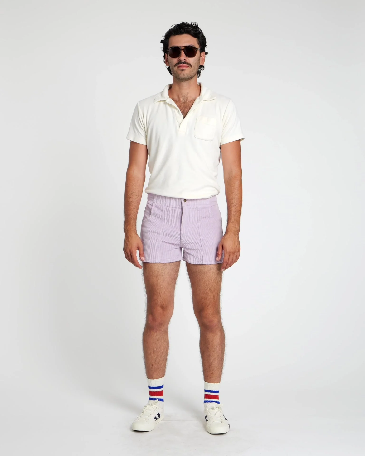Men's Terry Polo (Cream) - Image 4