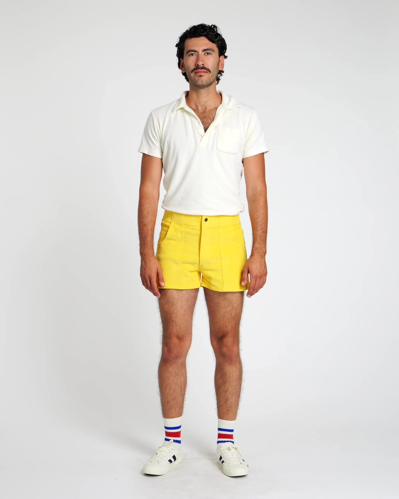 Men's Terry Polo (Cream) - Image 6