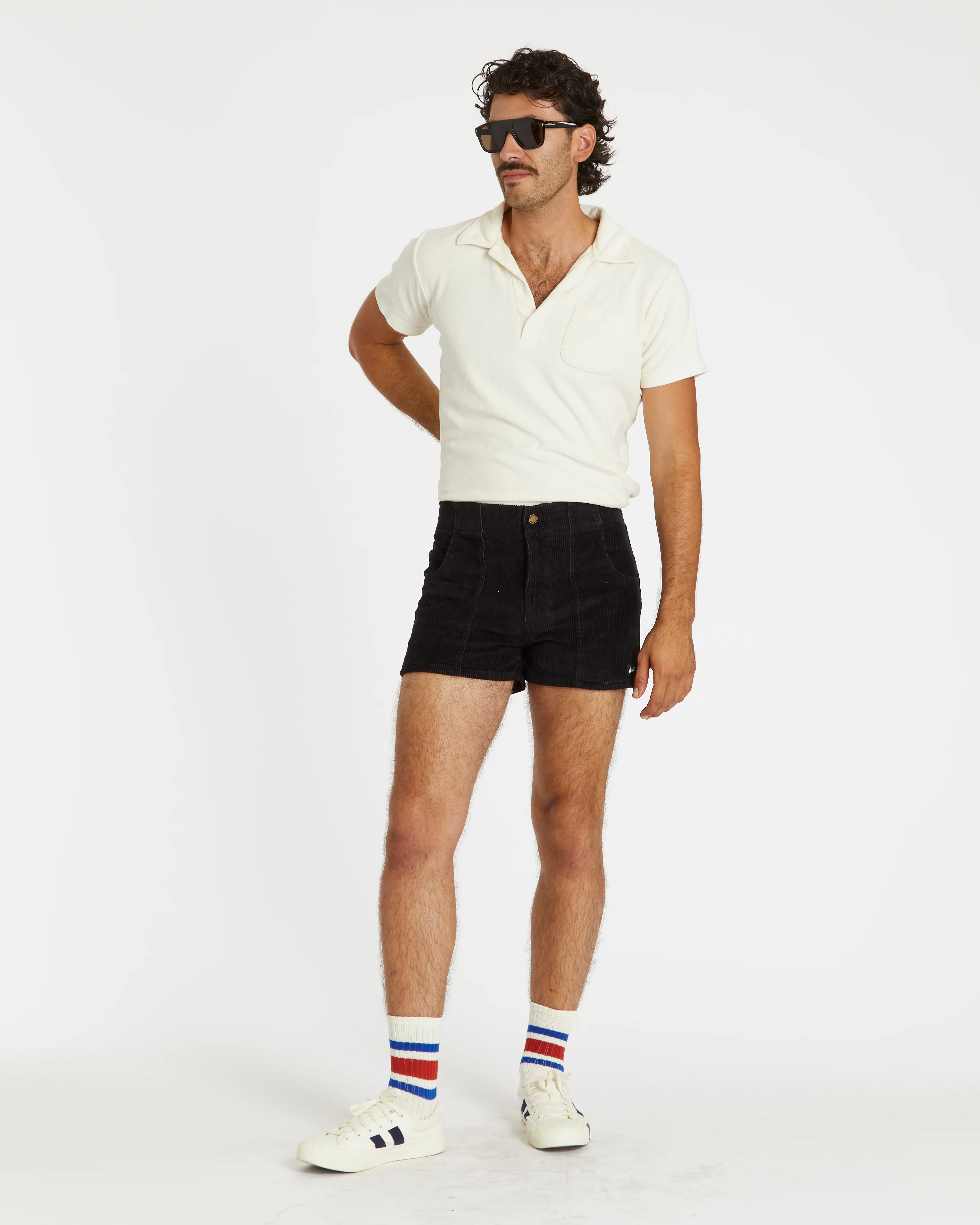 Men's Terry Polo (Cream) - Image 7