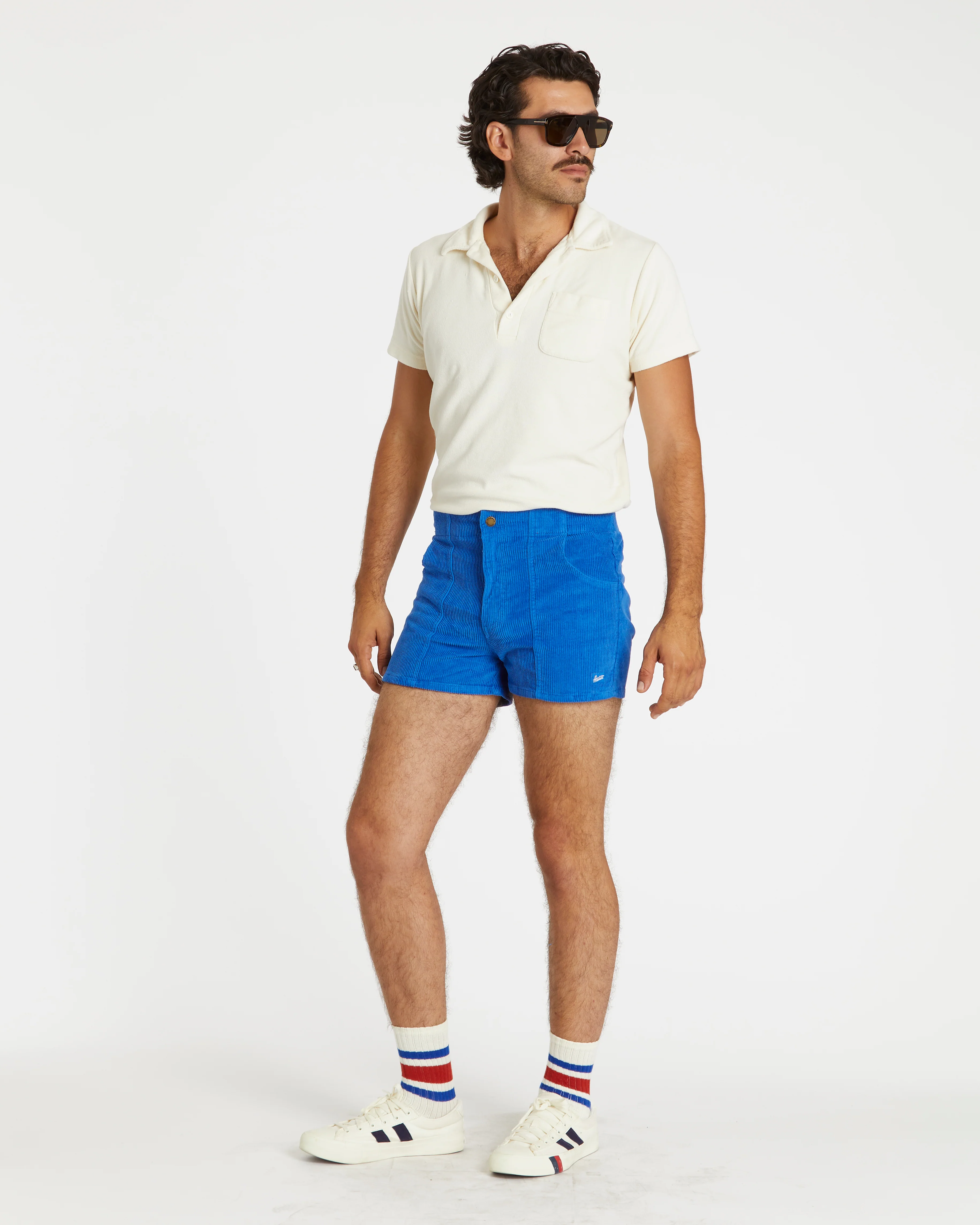 Men's Terry Polo (Cream) - Image 8