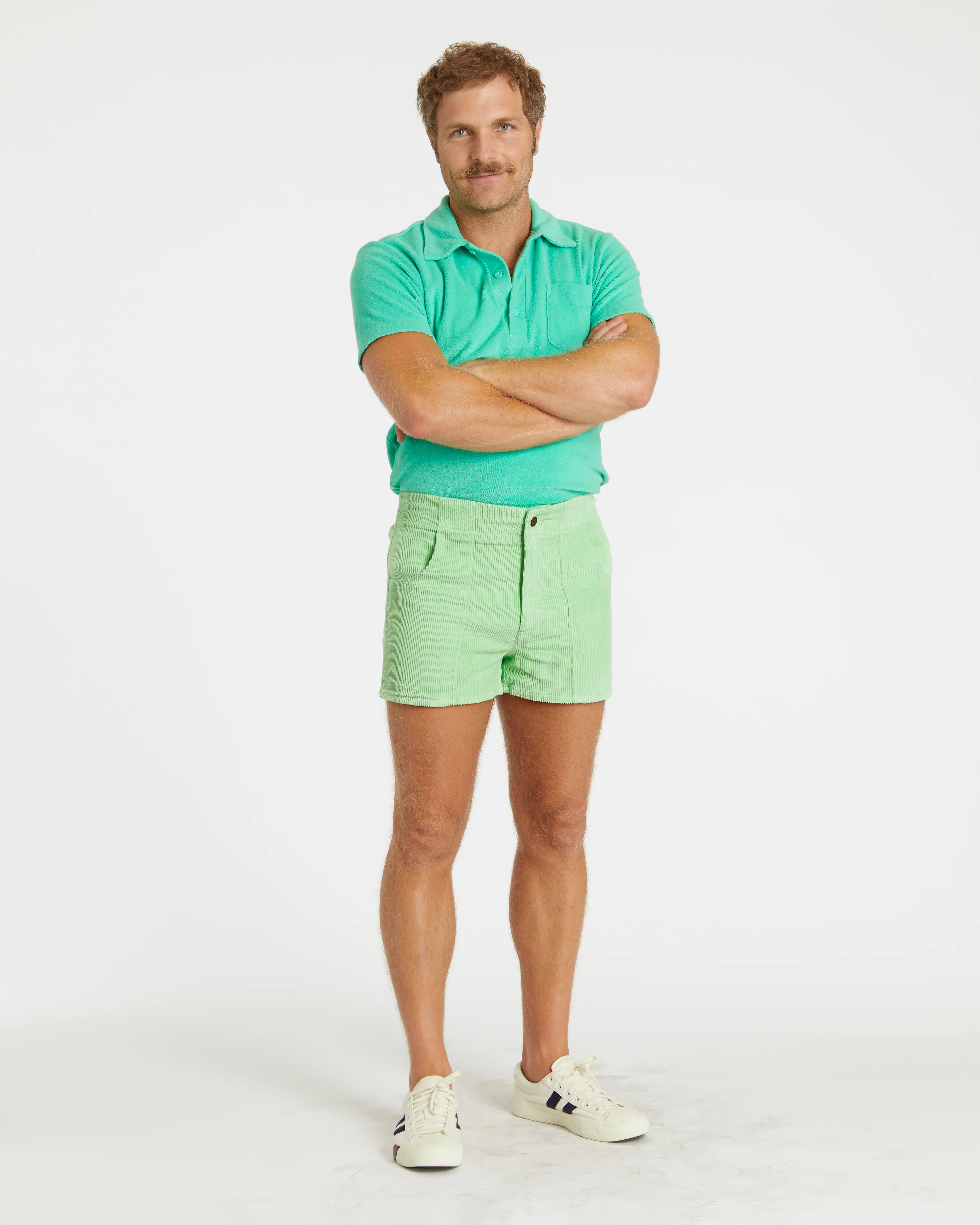 Men's Terry Polo (Mint) - Image 5