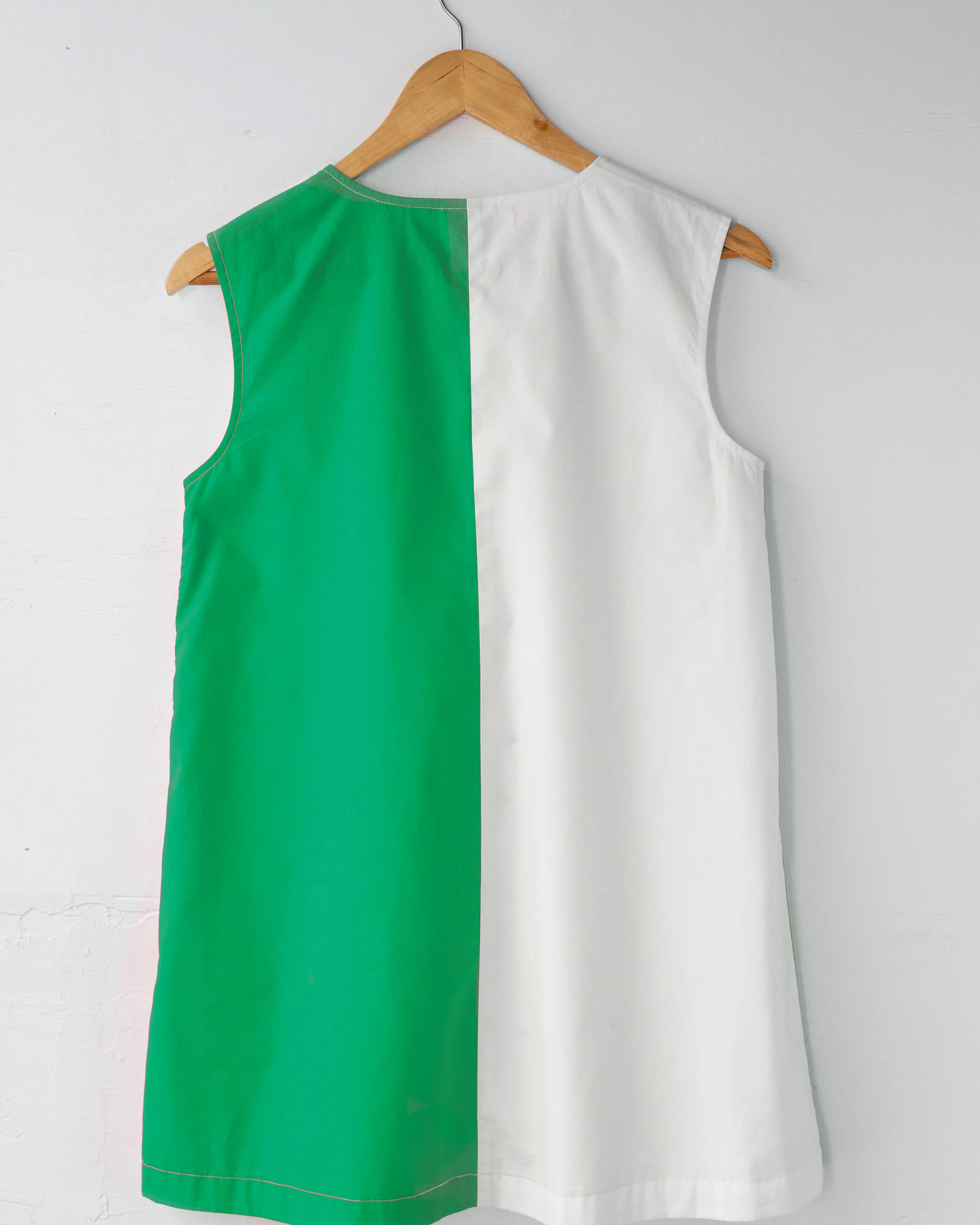 Two-Tone Smock (Green/White) - Image 8