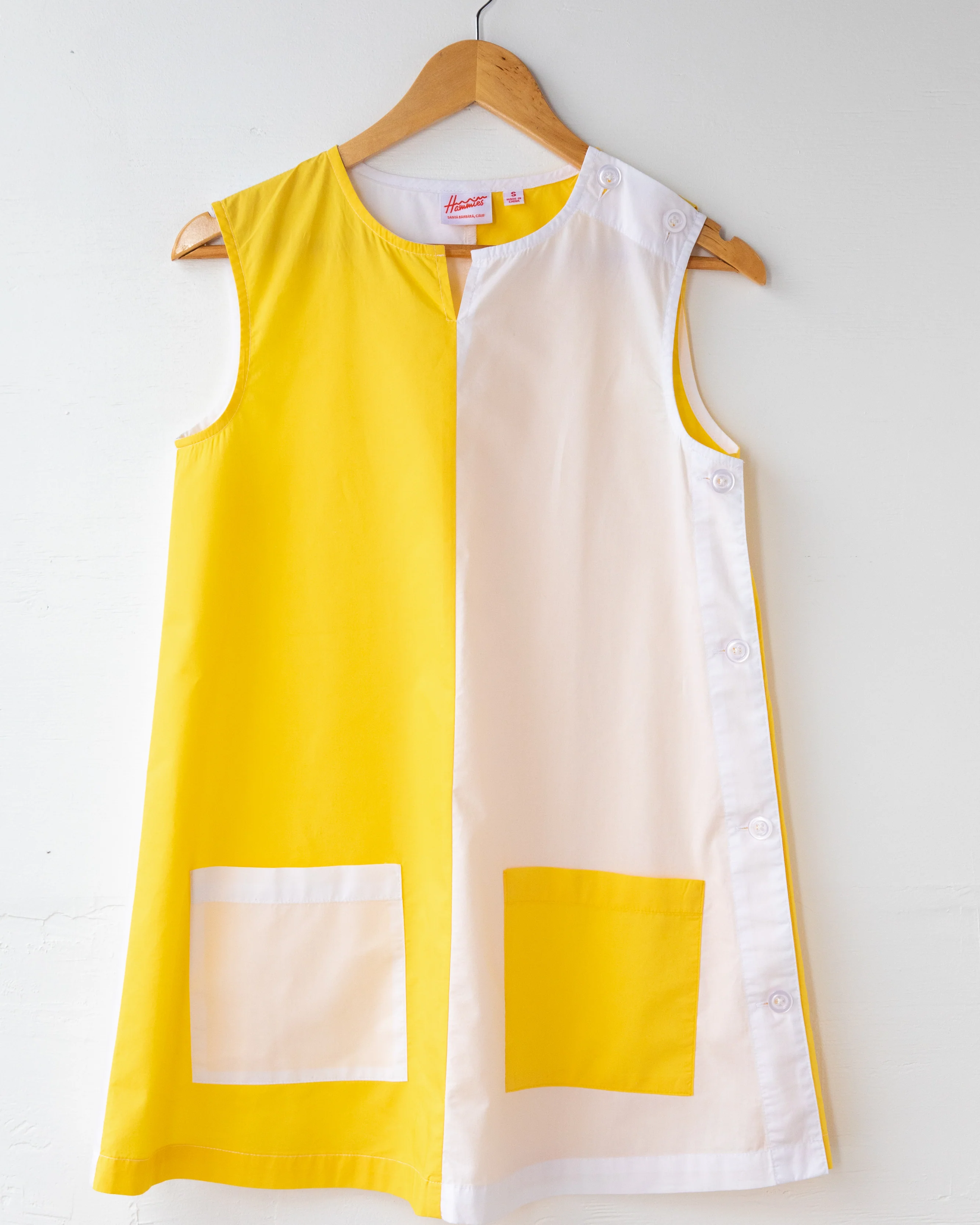 Two-Tone Smock (Yellow/White) - Image 6