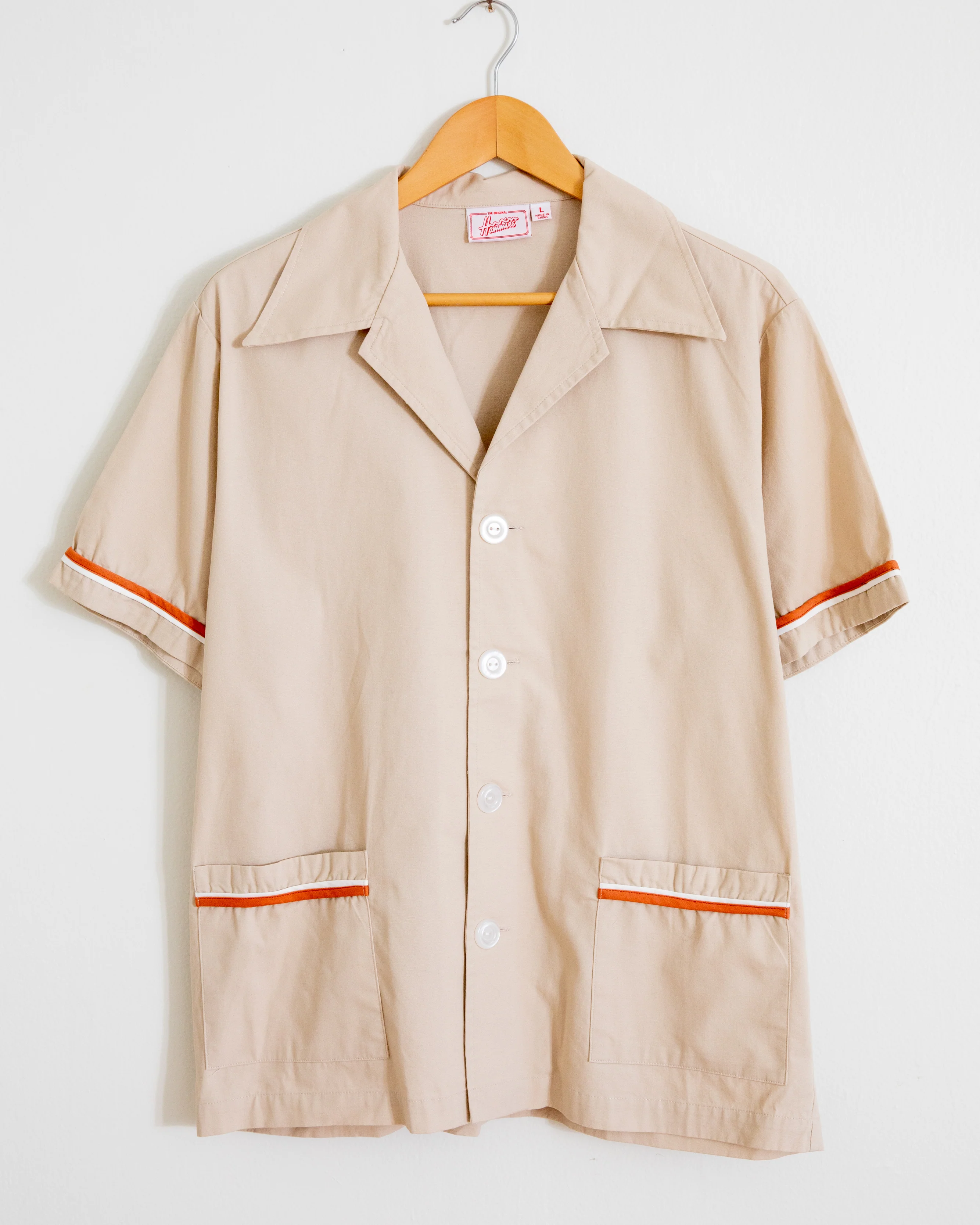 Summer Cabana Shirt (Sand/Rust/White) - Image 7