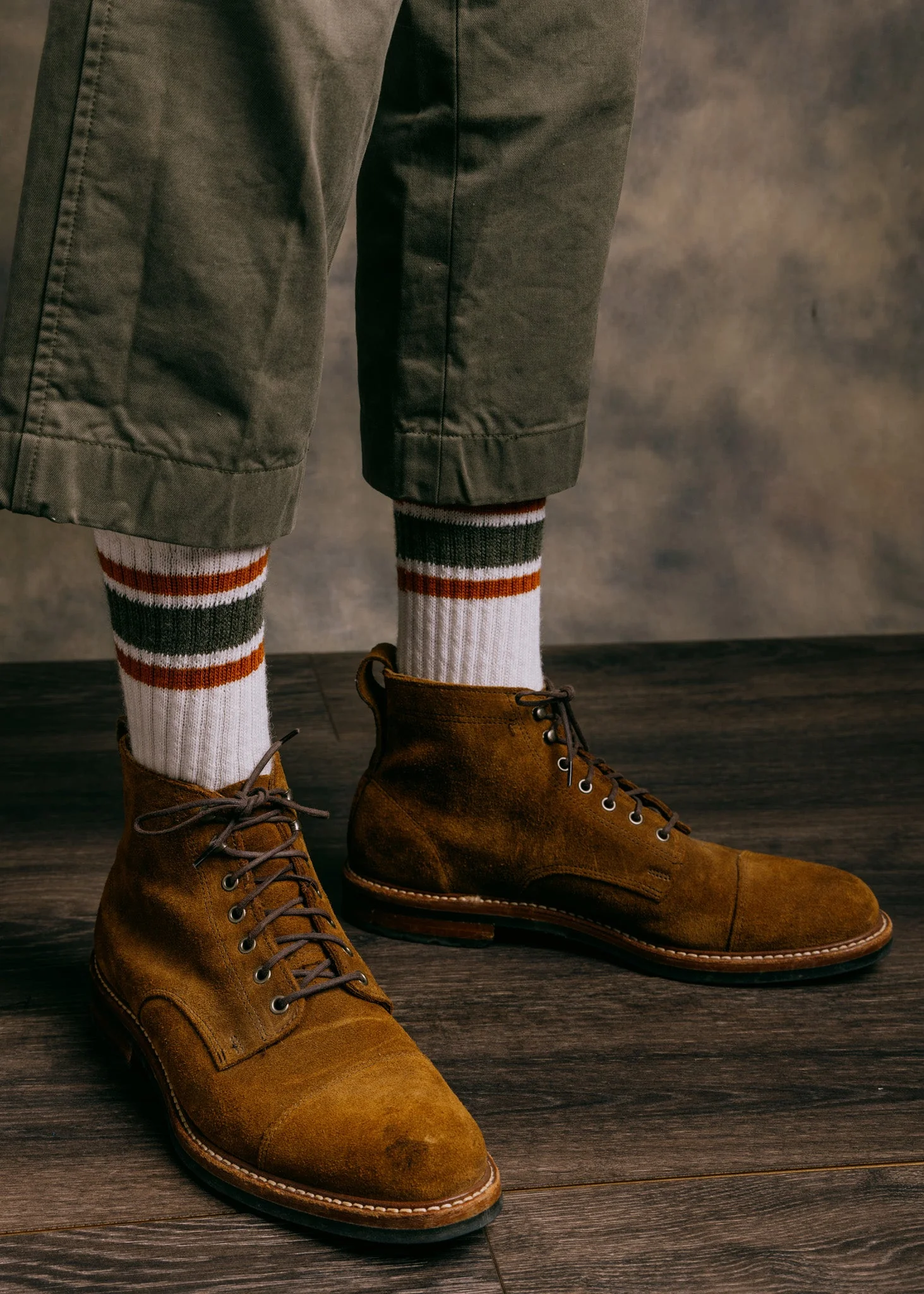 Merino Retro Stripe Tube Sock - Image 6