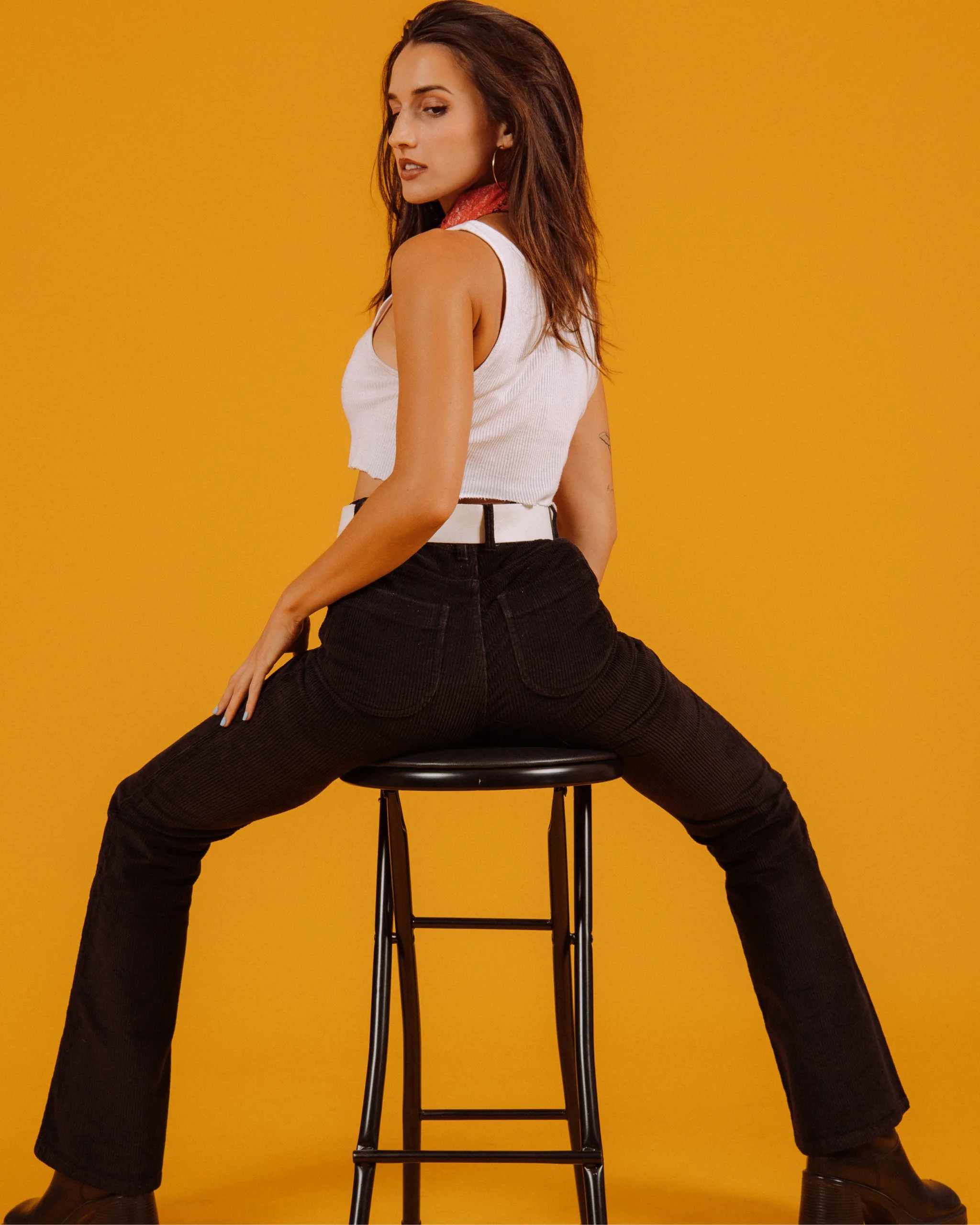 Women's Bell Bottom (Black) - Image 11