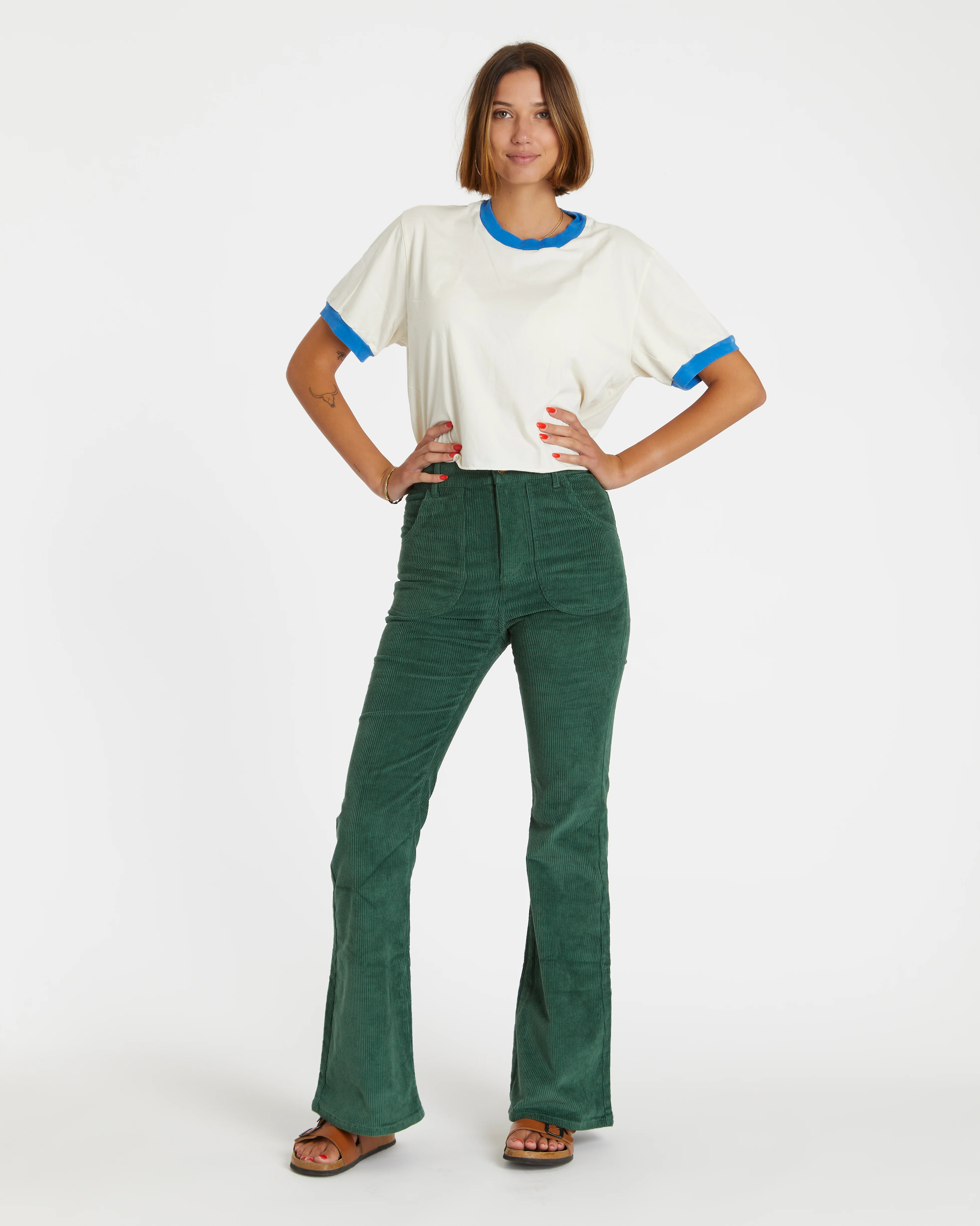 Women's Bell Bottom (Forest Green) - Image 2