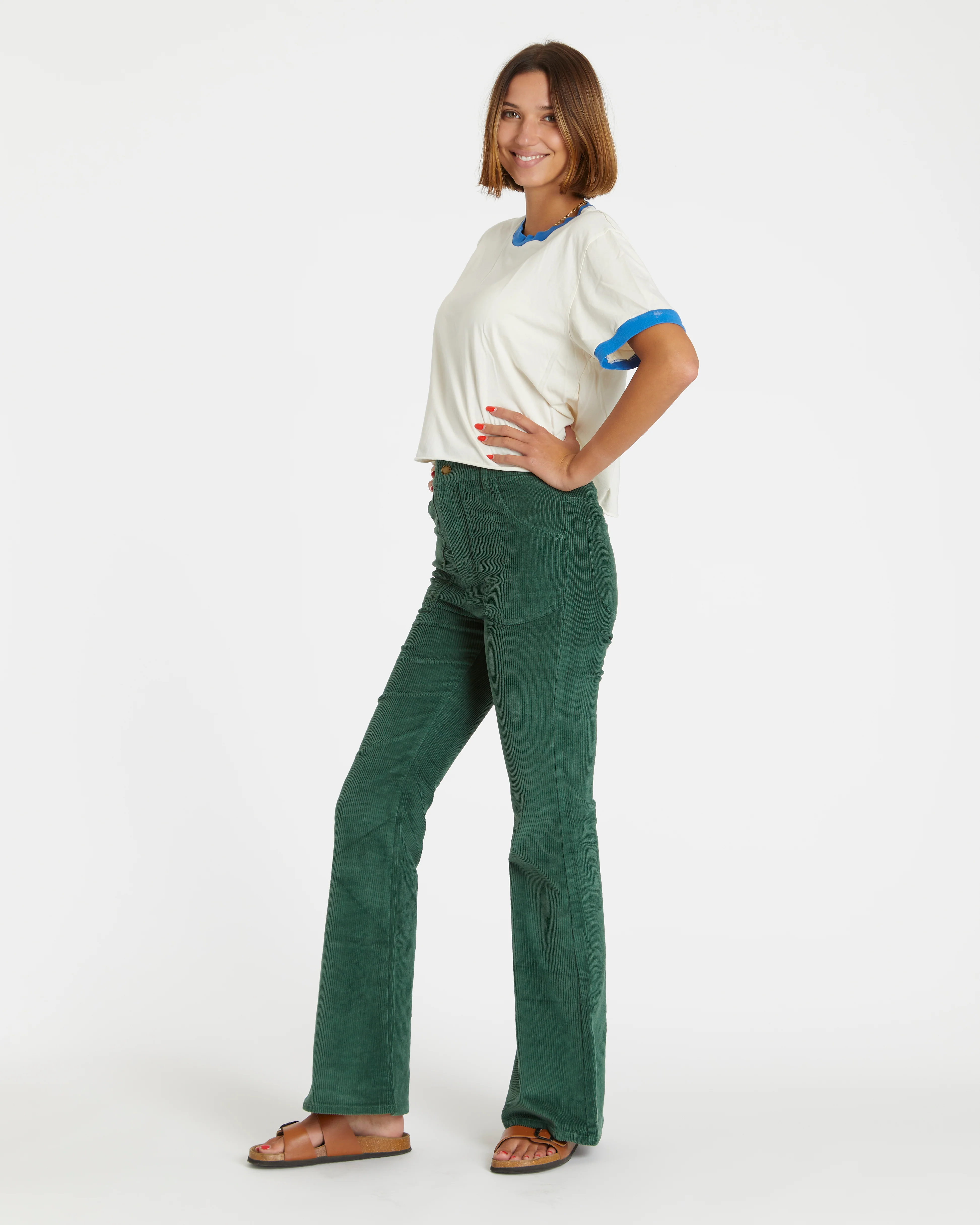 Women's Bell Bottom (Forest Green) - Image 3