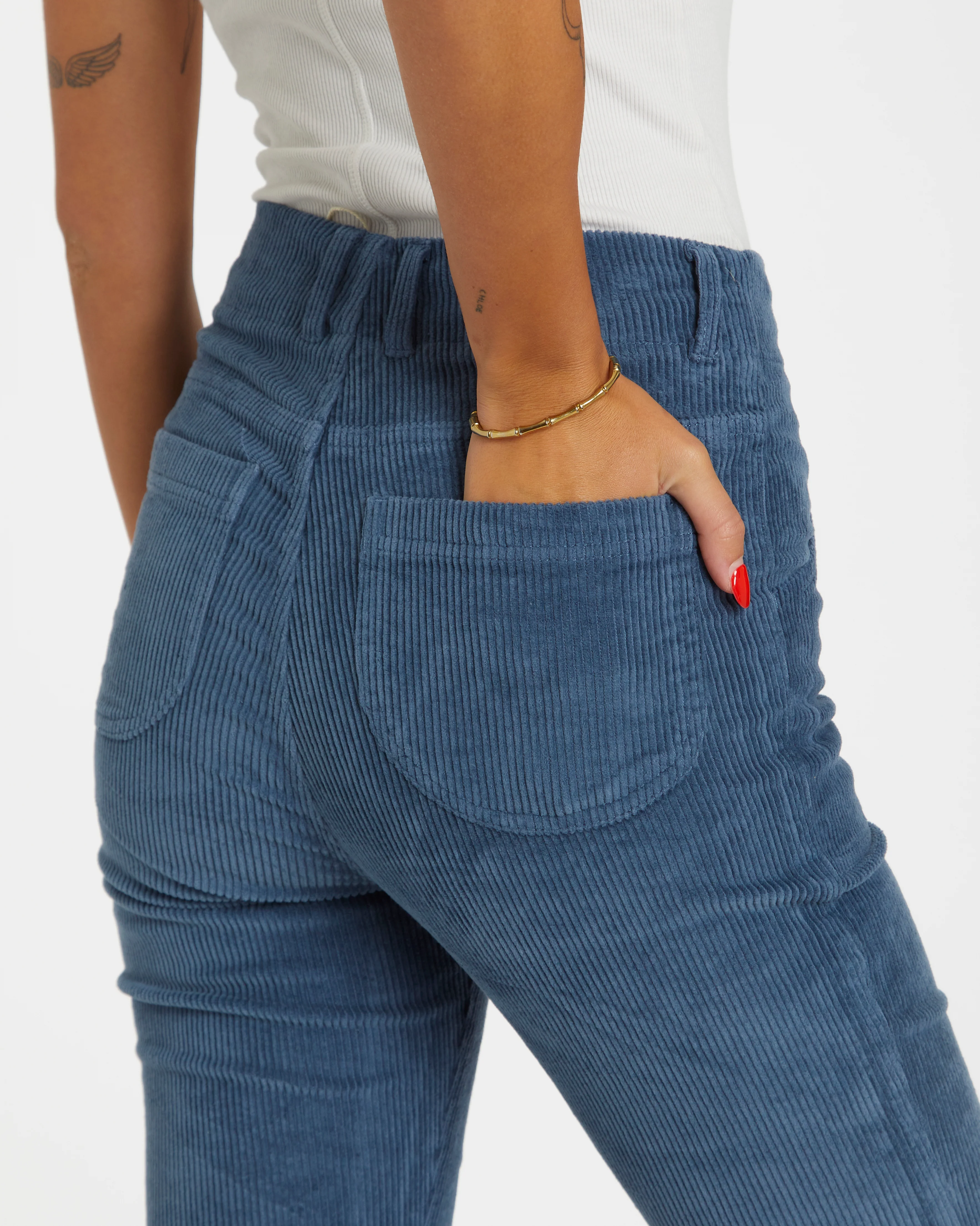 Women's Bell Bottom (Navy) - Image 5