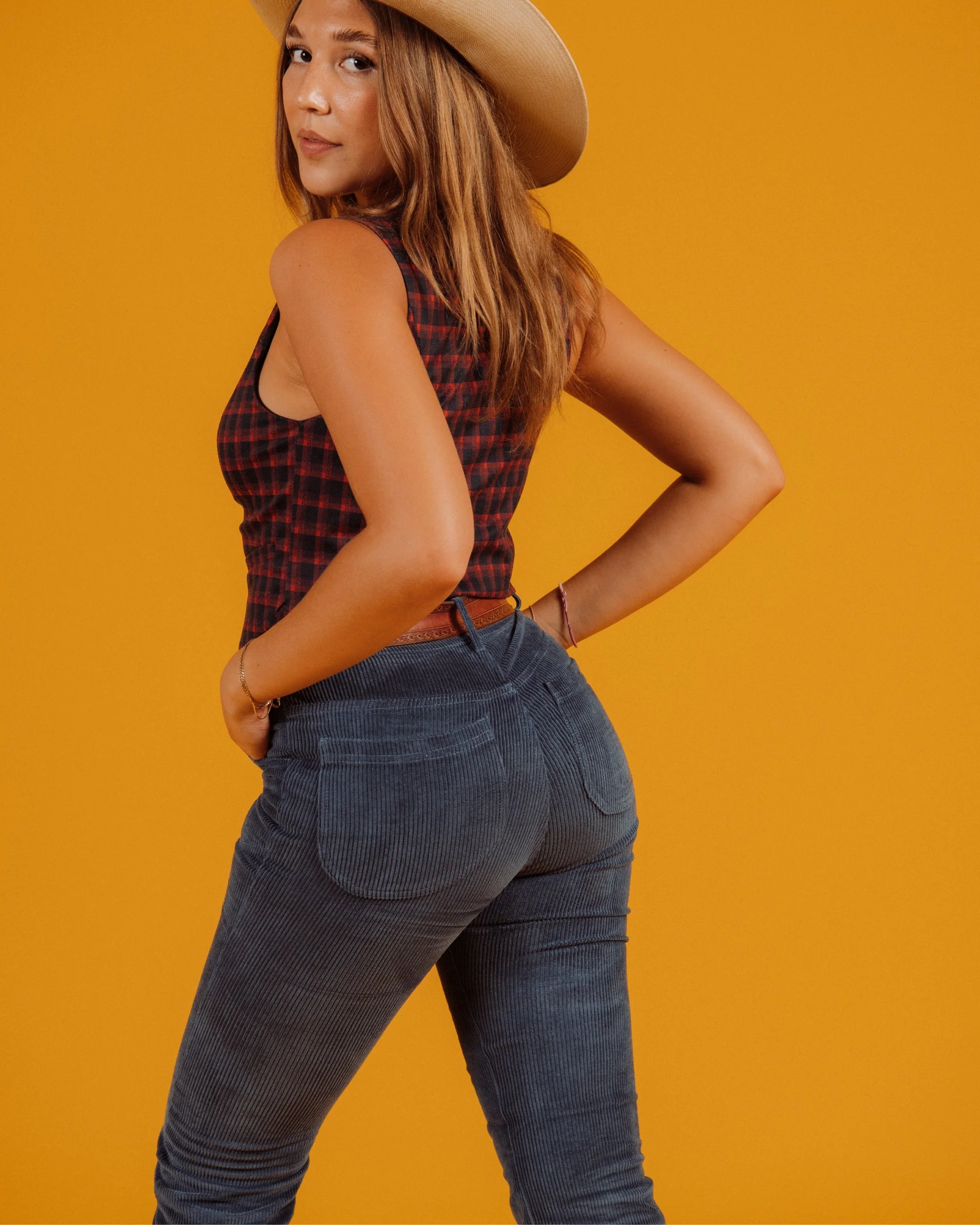 Women's Bell Bottom (Navy) - Image 9