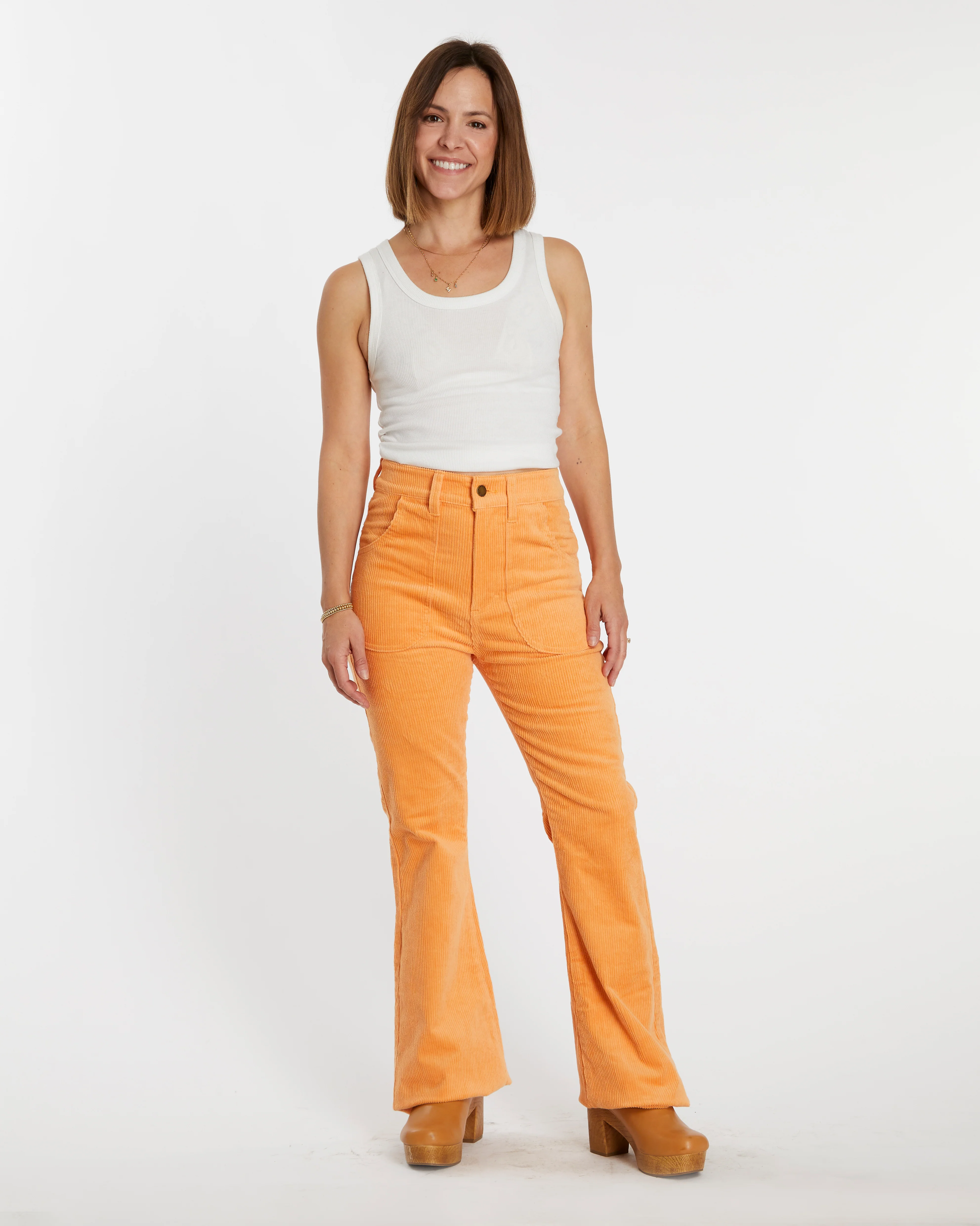 Women's Bell Bottom (Orange Poppy) - Image 4