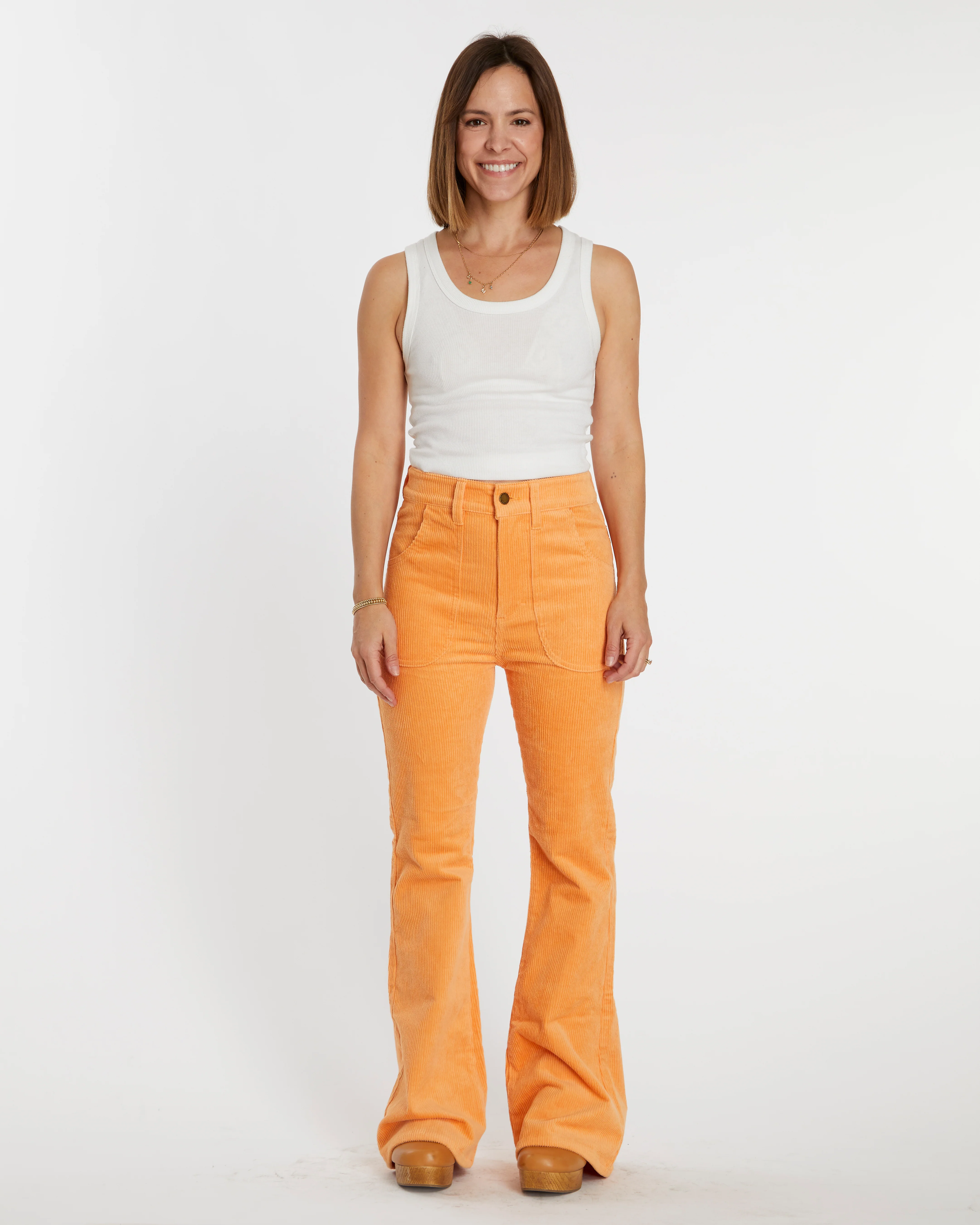 Women's Bell Bottom (Orange Poppy) - Image 6