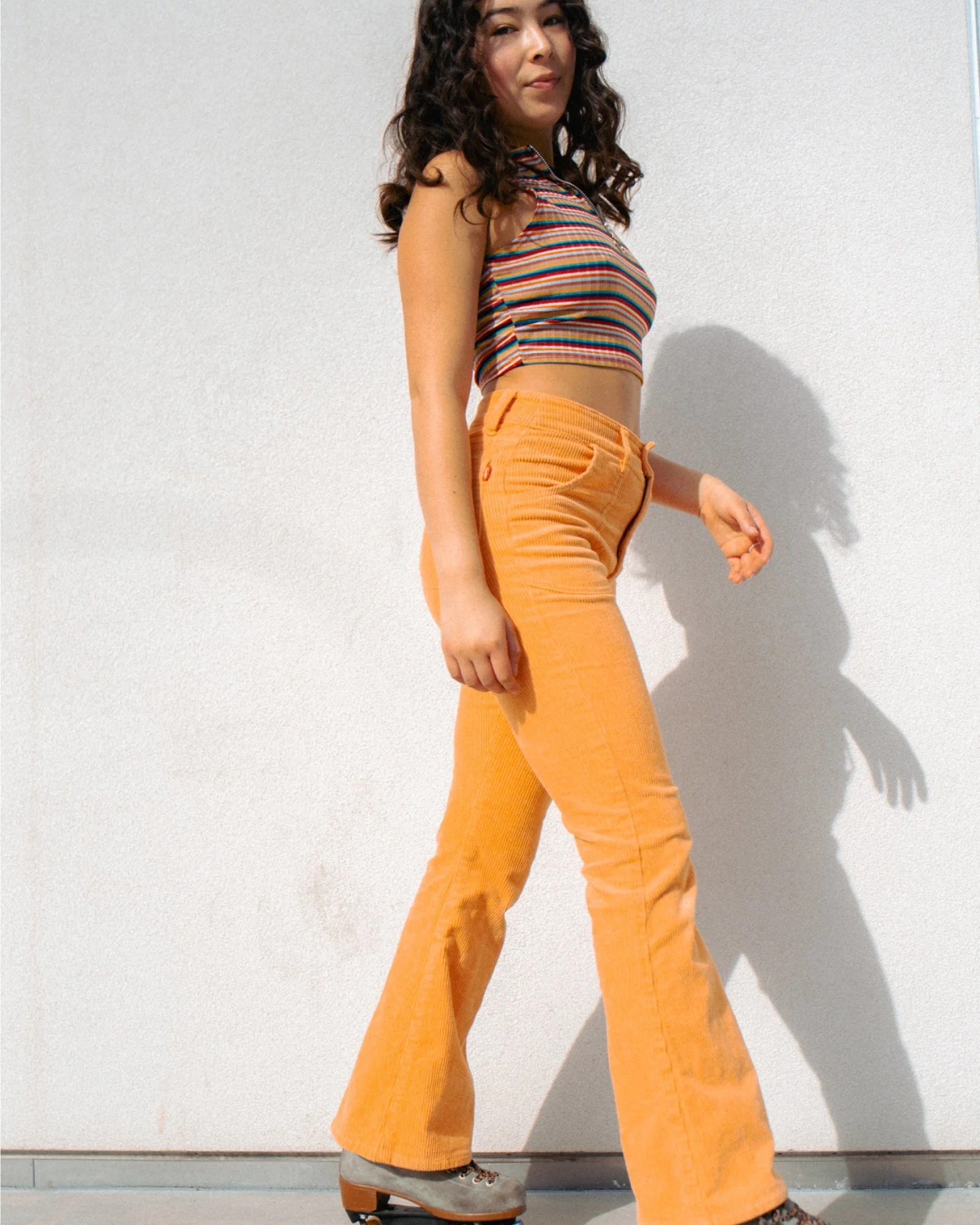 Women's Bell Bottom (Orange Poppy) - Image 8