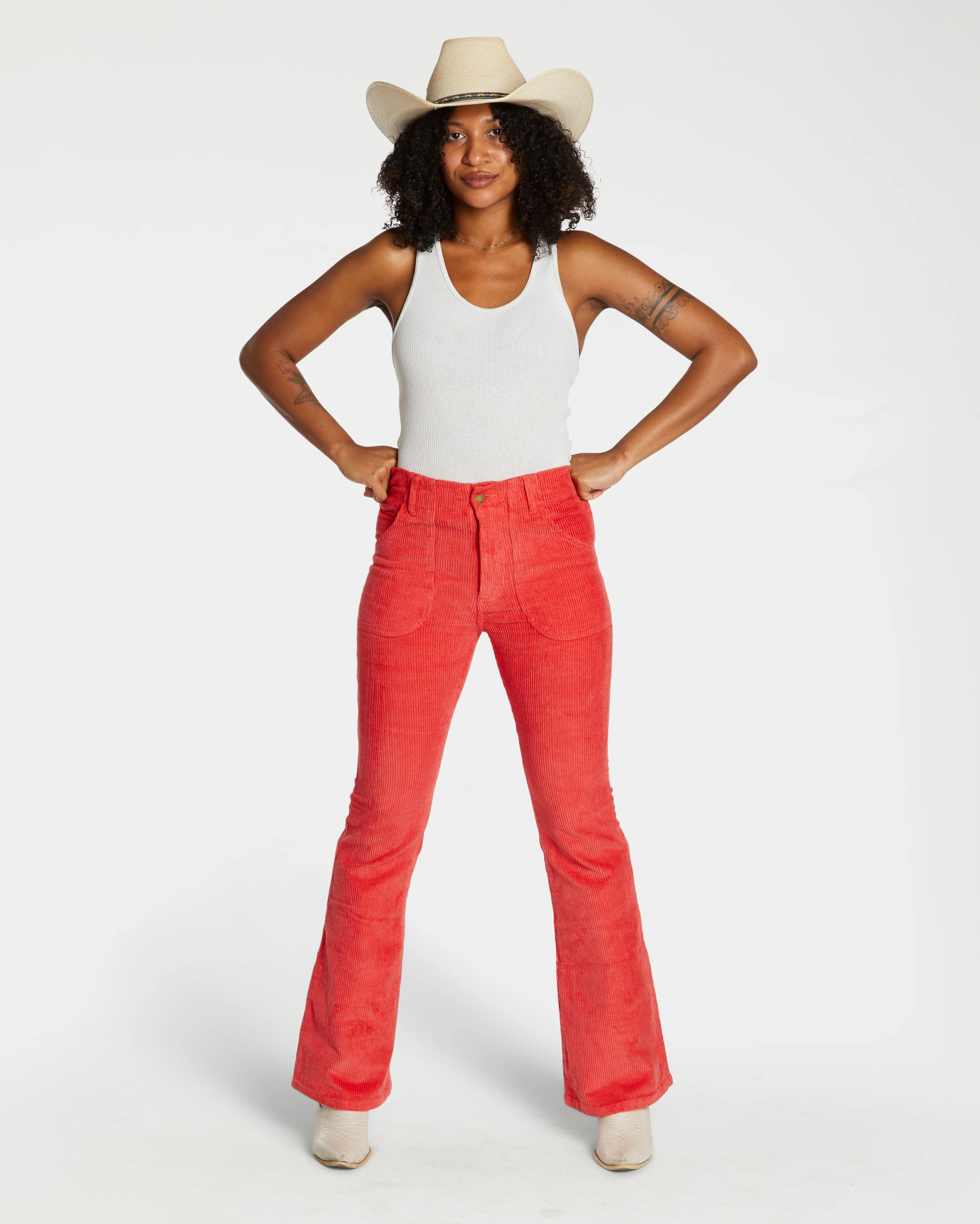 Women's Bell Bottom (Red) - Image 11