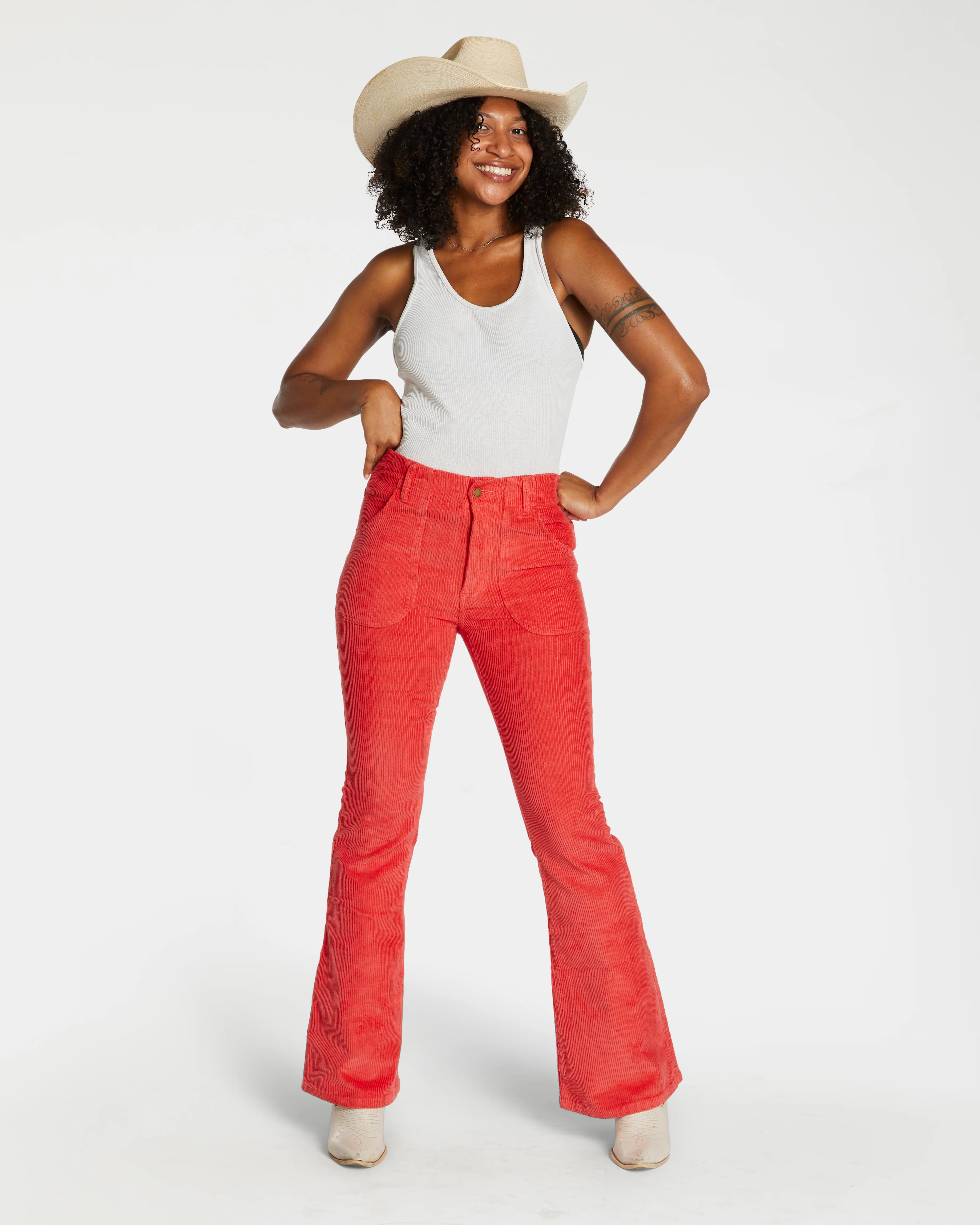 Women's Bell Bottom (Red) - Image 13