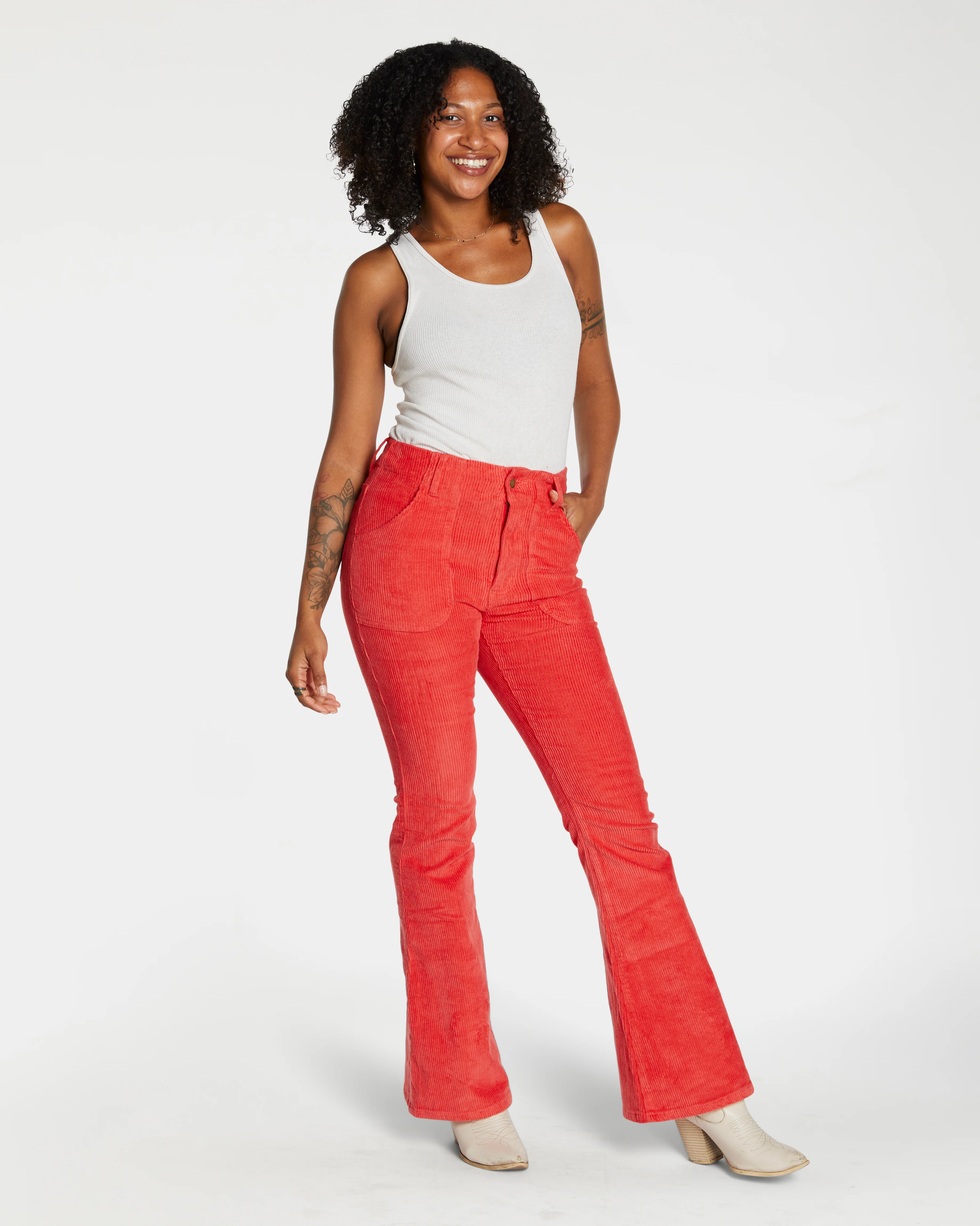 Women's Bell Bottom (Red) - Image 14