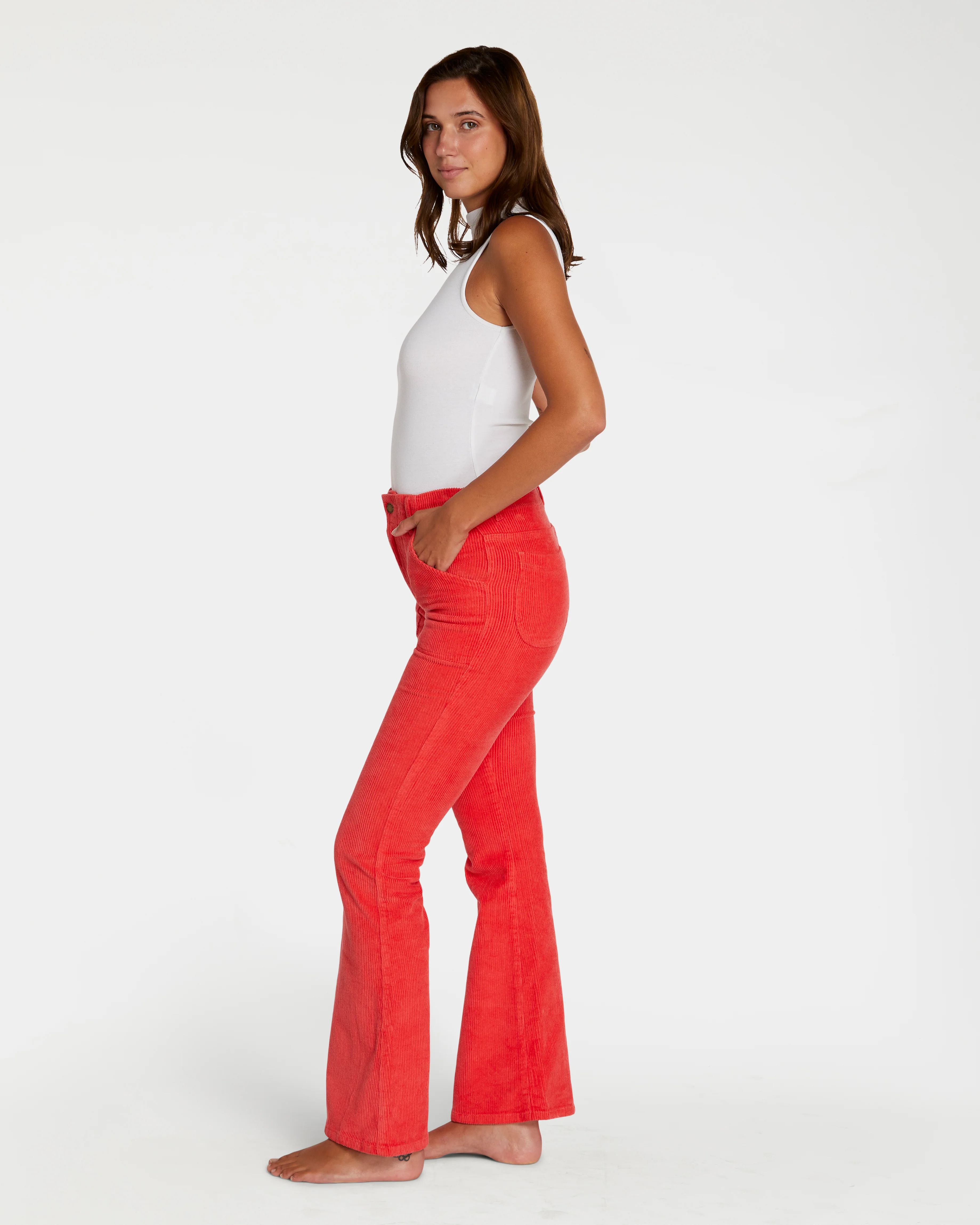 Women's Bell Bottom (Red) - Image 3