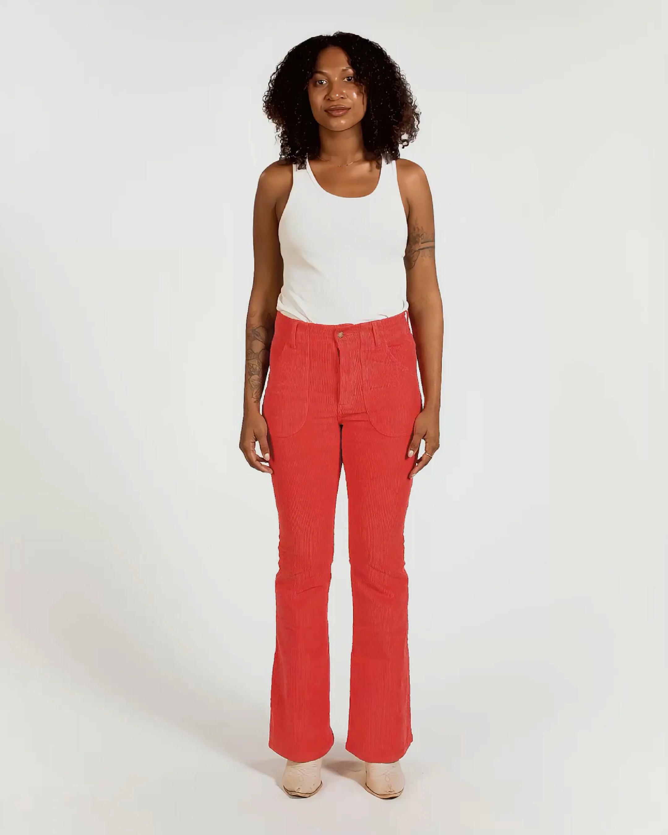 Women's Bell Bottom (Red) - Image 7