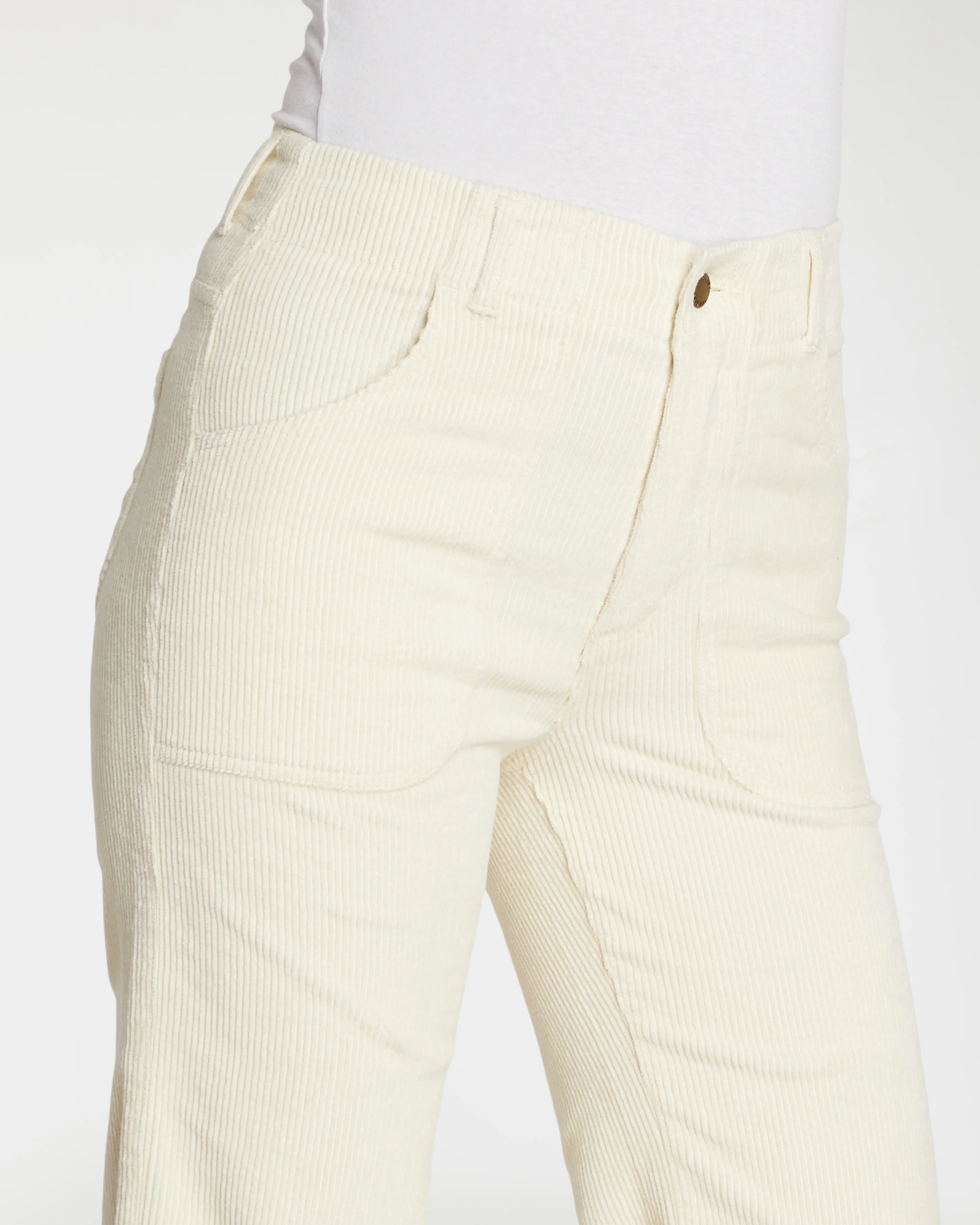 Women's Stovepipe Pant (Cream) - Image 11