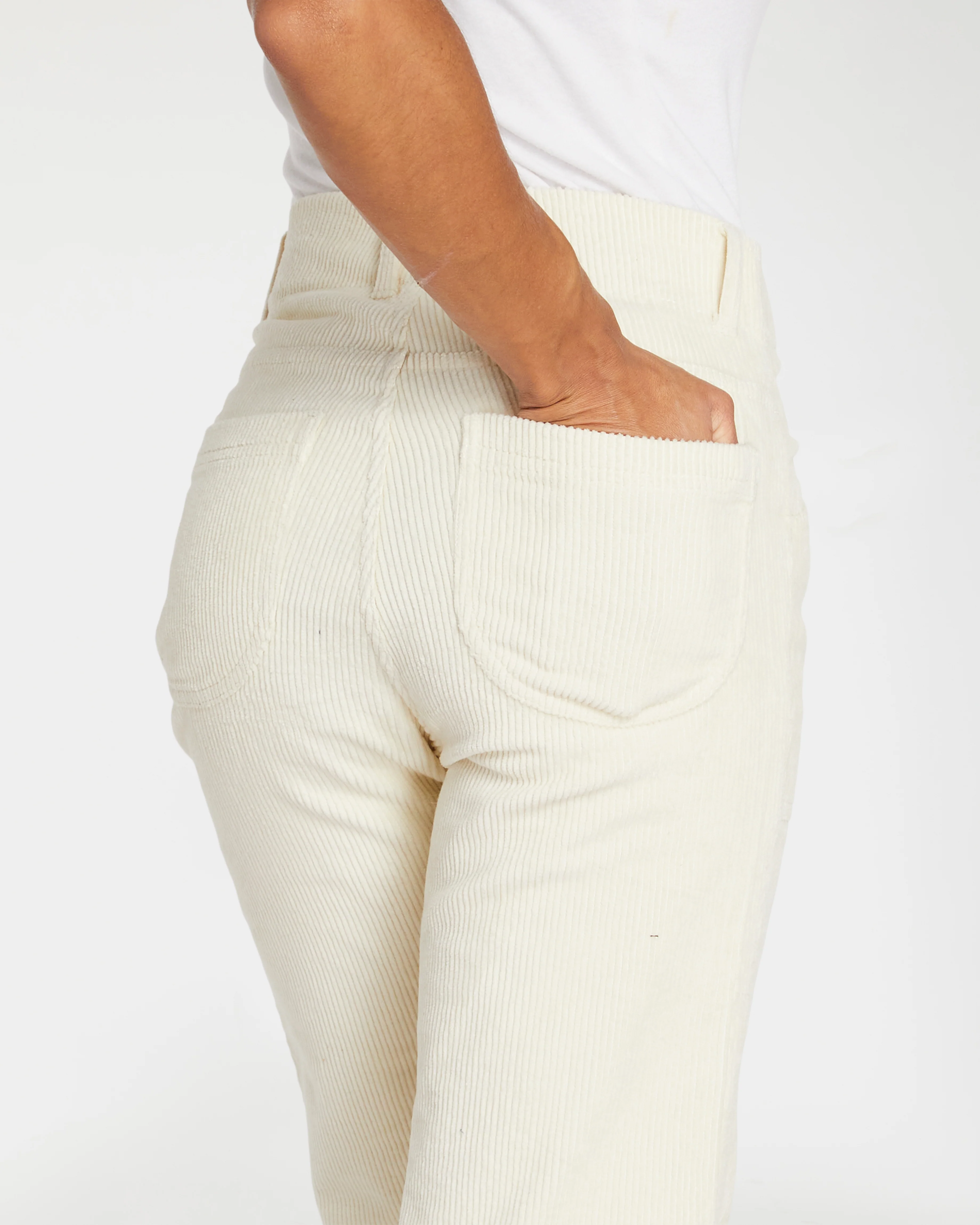 Women's Stovepipe Pant (Cream) - Image 4