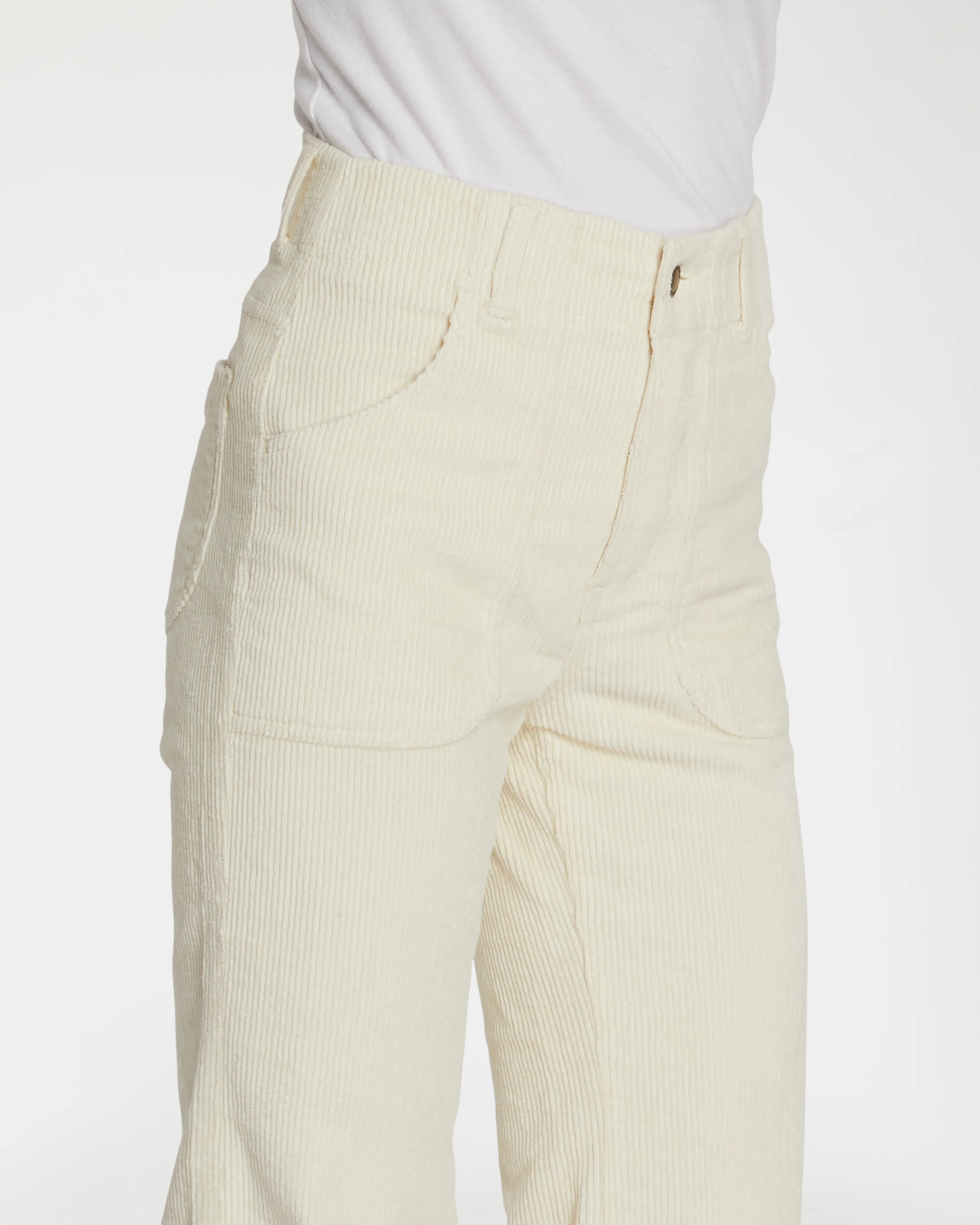 Women's Stovepipe Pant (Cream) - Image 5
