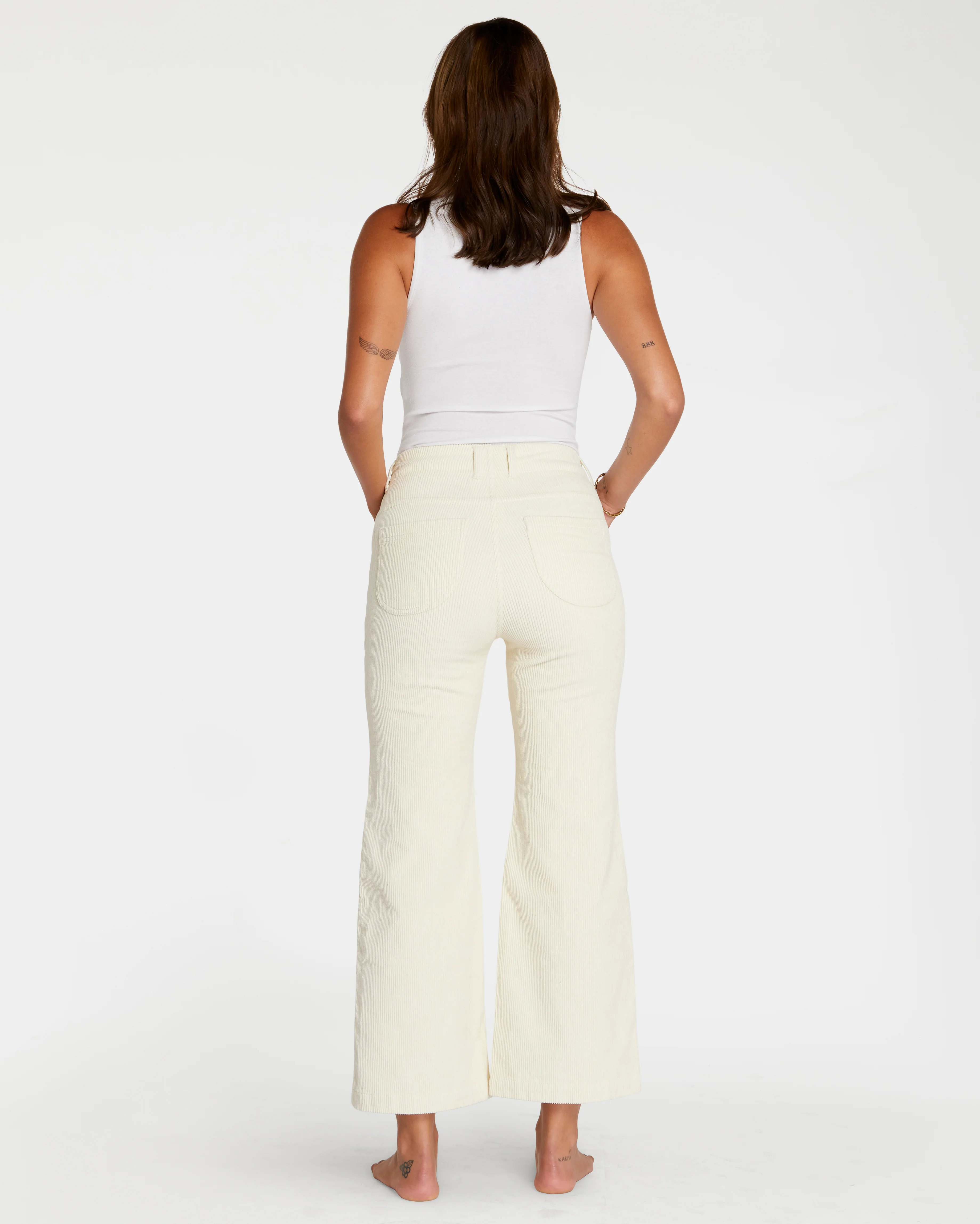 Women's Stovepipe Pant (Cream) - Image 8
