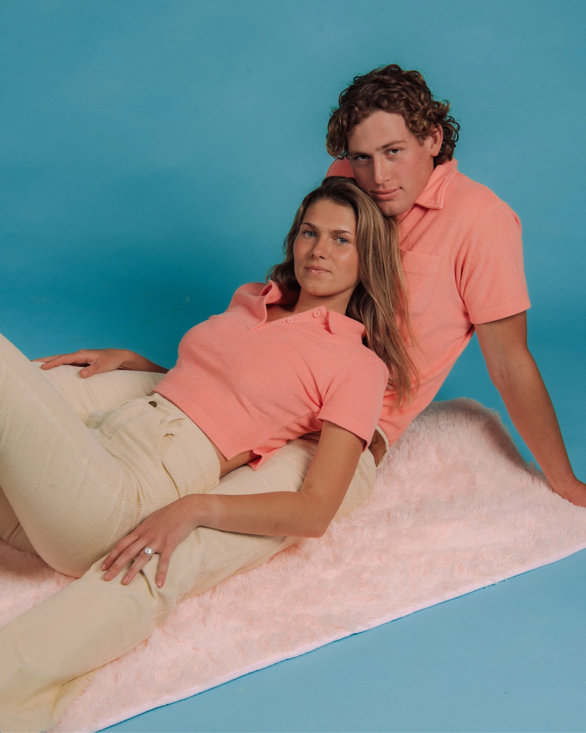 Women's Terry Polo (Watermelon) - Image 5