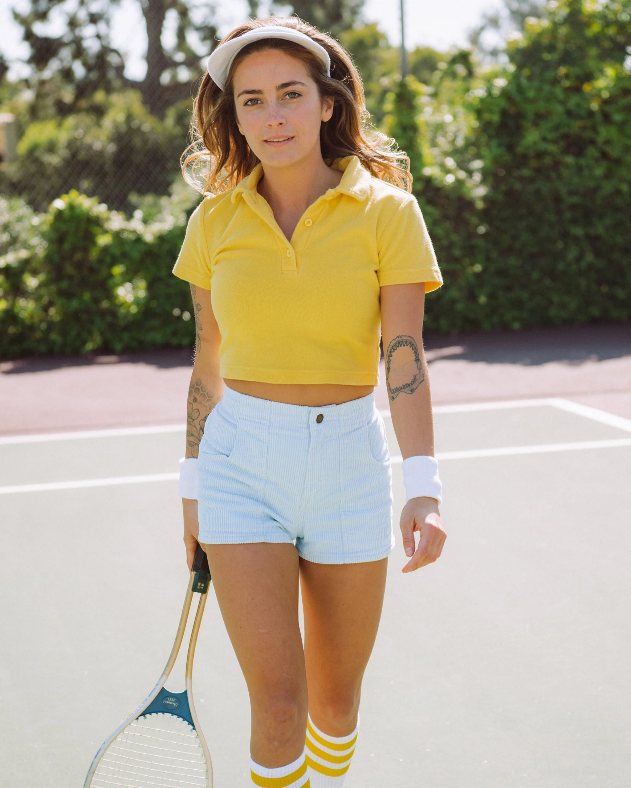 Women's Terry Polo (Yellow) - Image 4